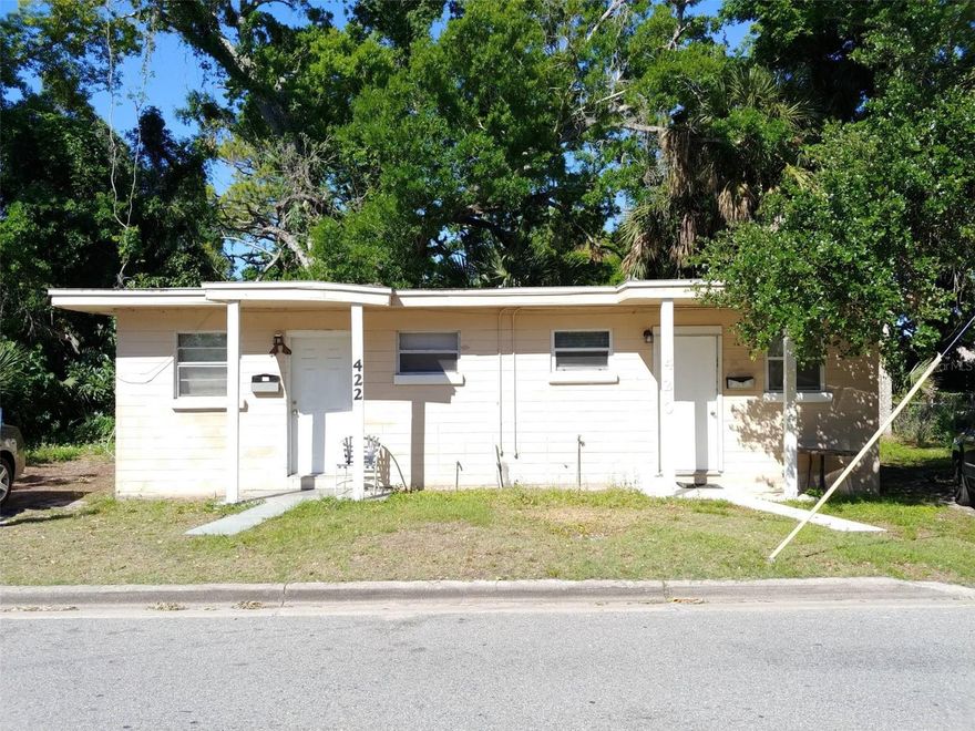 Welcome to 422 Henry Butts Drive, a cozy 1-bedroom, 1-bathroom home in Daytona Beach, FL. This charming property features low-maintenance tile flooring throughout and comes complete with all major appliances for your convenience. Enjoy the privacy of your own driveway, and relax on a quiet, peaceful street. Ideally located near major highways, this home offers easy access to the beach, shopping, dining, and all the best Daytona Beach has for you. Perfect for first-time buyers, investors, or anyone looking for a comfortable coastal retreat!