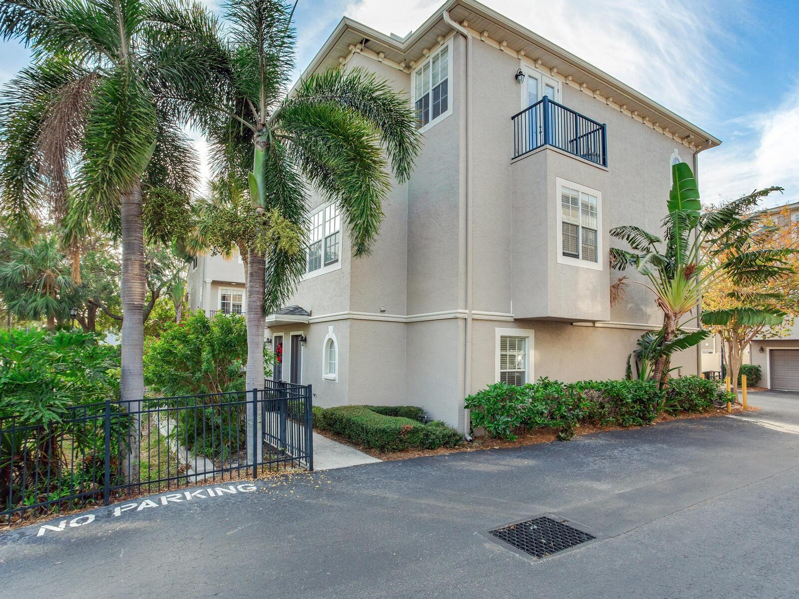 Stunning Three-Story Townhome in the Heart of Hyde Park: Right Price and Spacious and Great Location!
Welcome to 2606 Espana Court, a beautifully designed three-story townhome nestled in the vibrant Hyde Park neighborhood. This residence seamlessly combines modern living with convenience, offering an ideal blend of comfort and style. This townhome has a new roof and carpets and is newly painted, and even new blinds.
Main Level: As you enter from either the garage (oversized 2 cars) or the front door, you are greeted by a welcoming hallway leading to a versatile downstairs bedroom, complete with a full bathroom. This space is perfect for a home office or as a private guest suite. Additional storage is conveniently located under the stairs.
Second Level: The first set of stairs ascends to the expansive main living area, where abundant filtered light creates a warm and inviting atmosphere. The generously sized living room offers ample space for relaxation and entertainment. The adjoining kitchen features a large dining area, tall cabinets, and a convenient breakfast bar. A well-appointed powder bath is also located on this level.
Third Level: The upper level is dedicated to two spacious bedrooms, each with its own ensuite bathroom. The primary suite is a retreat of its own, with ample natural light and dual walk-in closets.
The luxurious primary bathroom boasts dual vanities, a walk-in shower, and a private water closet. The second bedroom enjoys filtered light and an ensuite bathroom with a tub and shower. The utility closest with washer and dryer is conveniently located at this level.
Location: This home offers the ultimate in convenience, with proximity to Publix grocery market, a variety of dining options, and entertainment venues in Hyde Park. Downtown Tampa, the Riverwalk, Amalie Arena, and Channelside are just minutes away.
Be sure to ask for a fact sheet that lists all the other recent upgrades. Call today to schedule a showing of this exceptional town home!