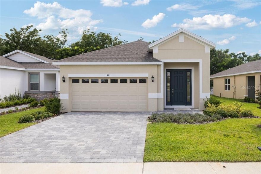 Welcome to the Spirit, a spacious 3 bedroom and 2 and a half bath home. You are welcomed into the foyer by 17" x 17" ceramic tile that continues throughout the living areas. Just off of the foyer is an additional closet and laundry room provides extra storage. The kitchen offers excellent features including a walk-in pantry, 42” upper cabinets, stainless steel appliances and quartz countertops. The owner’s suite boasts large dual walk-in closets and a beautifully designed bathroom with a spacious shower and dual vanities. The Spirit is thoughtfully designed with a smart layout and fantastic features.