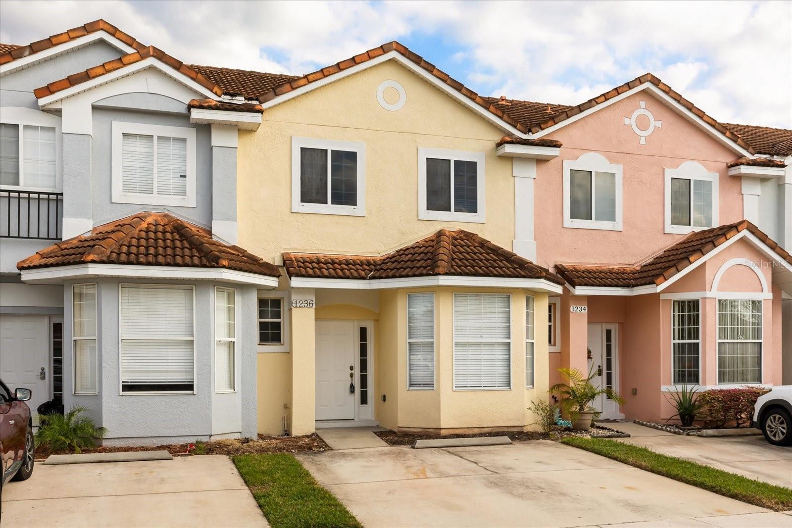 Beautifully maintained 3-bedroom, 2.5-bath townhome located in the sought-after gated community of Fiesta Key. With its spacious open layout, this home is designed for both comfort and functionality, making it perfect as a primary residence or an excellent investment opportunity with flexible short- and long-term rental options. Freshly painted interior that exudes a clean and inviting atmosphere, ready for you or your guests to make lasting memories. The well-appointed kitchen is ideal for culinary enthusiasts, while the private screened-in patio offers an enchanting outdoor space to unwind and relax. Exceptional amenities are included such as, sparkling community pool complete with poolside loungers, a fully equipped fitness center, tennis courts, and a vibrant clubhouse for social gatherings. Conveniently located just minutes from Disney, major highways, shopping, and dining options, this townhome also benefits from proximity to Mater Palms Academy. It seamlessly blends convenience, comfort, and opportunity, making it a perfect choice for both vacation getaways and profitable rentals. Plus, lease restrictions do not include a minimum term, providing you with incredible flexibility. Don’t miss out on this exceptional opportunity—schedule your private tour today!