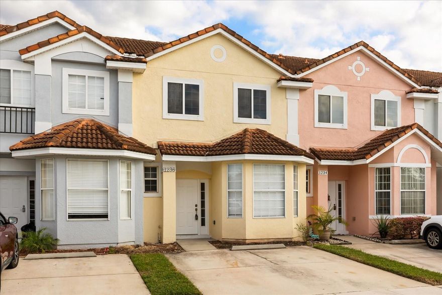 Beautifully maintained 3-bedroom, 2.5-bath townhome located in the sought-after gated community of Fiesta Key. With its spacious open layout, this home is designed for both comfort and functionality, making it perfect as a primary residence or an excellent investment opportunity with flexible short- and long-term rental options. Freshly painted interior that exudes a clean and inviting atmosphere, ready for you or your guests to make lasting memories. The well-appointed kitchen is ideal for culinary enthusiasts, while the private screened-in patio offers an enchanting outdoor space to unwind and relax. Exceptional amenities are included such as, sparkling community pool complete with poolside loungers, a fully equipped fitness center, tennis courts, and a vibrant clubhouse for social gatherings. Conveniently located just minutes from Disney, major highways, shopping, and dining options, this townhome also benefits from proximity to Mater Palms Academy. It seamlessly blends convenience, comfort, and opportunity, making it a perfect choice for both vacation getaways and profitable rentals. Plus, lease restrictions do not include a minimum term, providing you with incredible flexibility. Don’t miss out on this exceptional opportunity—schedule your private tour today!