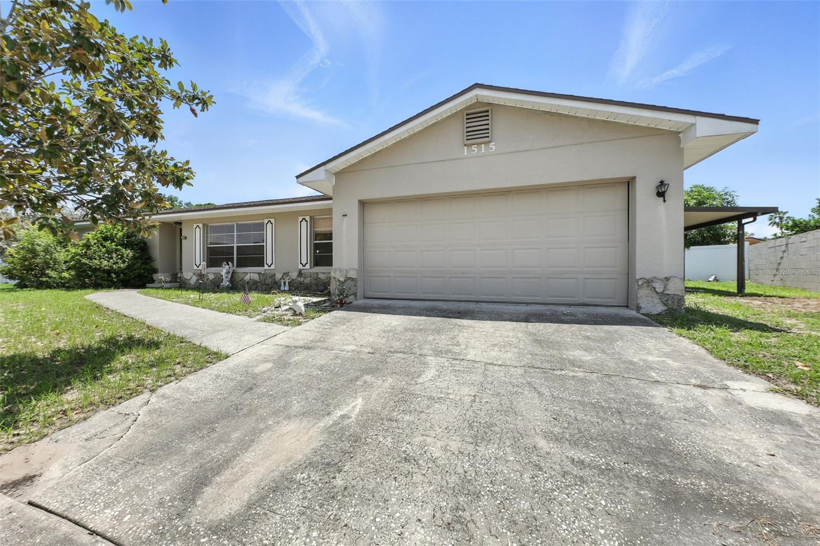 Welcome to this charming Florida-style home on a cul-de-sac, with no HOA—giving you the freedom to make your property truly yours without extra community fees. Less than 30 minutes from Central Florida’s world-famous theme parks, it’s ideally situated for work, play, and entertaining.
Inside, you’ll find a welcoming living room with a cozy fireplace, perfect for gathering with family and friends. Important updates have already been handled for peace of mind, including a new roof (2023) and A/C installed in 2021.
Step out back to your own private backyard haven. A covered lanai with a ceiling fan offers a tranquil spot to relax in comfort year-round. The screened pool area is ideal for Florida living, featuring a recently resurfaced pool (2023) and a sand filter installed in 2021. The spacious owner’s suite even has its own direct access to the pool area—perfect for private morning swims or relaxing evenings.
Practical features include a 2-car garage plus an additional carport, giving you extra space for guests, hobbies, or outdoor toys.
If you’re looking for classic Florida charm, indoor-outdoor living, and a home without the restrictions or fees of an HOA, this property offers it all.
All listing information is deemed reliable but not guaranteed and should be independently verified through personal inspection by appropriate professionals.