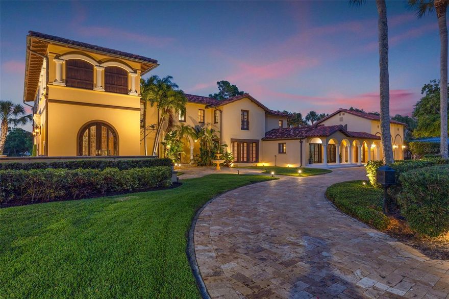 Experience the timeless elegance and rich heritage of Willadel Del Sol. Crafted by one of the community's original families, this stately residence occupies a commanding corner lot, offering panoramic views of the esteemed Belleair Country Club's Donald Ross designed east golf course. Nestled amidst verdant landscapes and meticulously maintained grounds, privacy and tranquility envelop this centrally located home.  Step into a realm of leisure and sophistication, with outdoor amenities tailored for unparalleled entertainment. A resort-style pool beckons for refreshing dips, while the expansive patio sets the stage for lavish gatherings. Adjacent, a charming gazebo invites al fresco culinary delights and intimate dining experiences under the open sky.  Inside, a harmonious blend of contemporary comforts and timeless allure awaits. The interior showcases a seamless fusion of modern luxuries and original bespoke craftsmanship. From the classically proportioned foyer to the inviting living and dining spaces, every corner exudes an air of refined opulence.  Accommodations abound, with a spacious primary suite and four guest bedrooms offering luxurious sanctuaries for relaxation. Unwind in the cozy family room or indulge in your favorite spirits at the well-appointed and stylish bar.  Convenience meets luxury with this exceptional residence, strategically located near downtown Clearwater, prestigious golf clubs, Morton Plant Hospital, and the world-renowned Clearwater Beach. Discover a lifestyle of unparalleled refinement and sophistication at Willadel Del Sol.