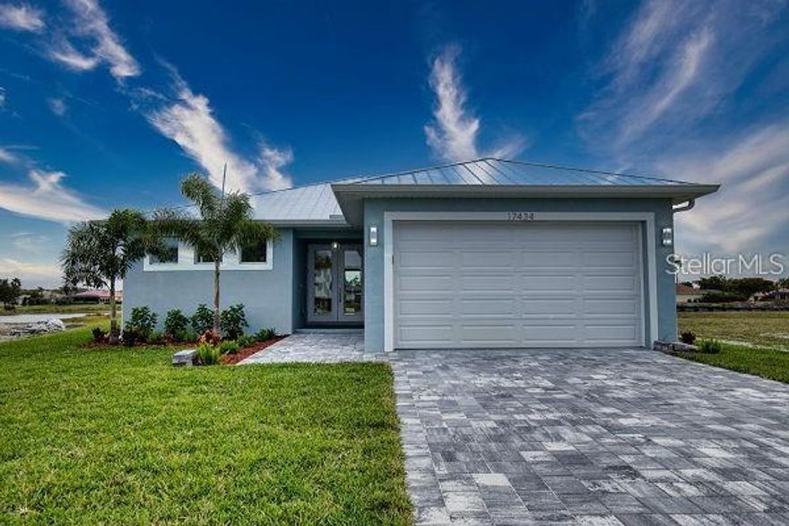 ANNUAL - UNFURNISHED - IMMACULATE 3 bedroom, 2.5 bathroom home with a 2 car garage in deed restricted Burnt Store Lakes. LIGHT and BRIGHT open floor plan features a kitchen with large Island Quartz waterfall countertop, stainless appliances and plenty of space perfect for entertaining family and friends. The master suite is well appointed with a walk-in closet with custom shelving. The master bath has separate shower and jetted tub. The guest bedrooms are spacious enough to satisfy any guest. The oversized lanai overlooks the green belt and lake and a perfect way to enjoy the Florida lifestyle you've been looking for.