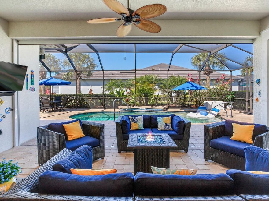 4 BEDROOMS + OFFICE/DEN | 3 FULL BATHS | PRIVATE POOL | OUTDOOR KITCHEN | BOATING COMMUNITY | ON-SITE MARINA WITH BOAT SLIPS | MAINTENANCE-FREE LIVING| Live every day like you’re on vacation! Located in this 24-hour manned, guard-gated boating community along the Manatee River, this home offers more than beautiful living spaces—it offers an unmatched Florida lifestyle. Here, mornings begin with peaceful walks along the scenic nature trail, afternoons are spent poolside at 1 of 3 community pools (including a stunning resort-style pool), and evenings might include sunset kayak launches or drinks with neighbors at the clubhouse patio.
For those who love to stay active, Tidewater Preserve delivers. Residents enjoy Har-Tru TENNIS COURTS, a fully equipped FITNESS CENTER, a playground, and a vibrant social calendar centered around the beautiful clubhouse. There’s even a DOG PARK for your four-legged family members. Boating enthusiasts will appreciate the ON-SITE MARINA with boat slips available for rent, offering convenient access to the Manatee River and beyond to the Gulf. Whether you’re heading out for a sunset cruise or a day on the water, adventure is right outside your door. Back at home, your private retreat continues the experience. The thoughtfully designed open floor plan includes 4 BEDROOMS plus a dedicated OFFICE/DEN—ideal for remote work or quiet reading time. The OUTDOOR KITCHEN with retractable awning creates the perfect setting for hosting friends after a day at the pool or on the water, while your PRIVATE HEATED POOL (with new heat pump) allows you to enjoy Florida’s sunshine year-round. Peace of mind is built in with MOTORIZED HURRICANE SCREENS on the lanai and front porch, HURRICANE-RATED GARAGE DOORS and WINDOWS/SLIDERS, a WHOLE-HOME GENERATOR & WATER PURIFIER, in-ground TERMITE PREVENTION, HVAC (2024), and GAS WATER HEATER (2024), along with updated appliances including a new microwave, dishwasher, washer & dryer and quartz countertops in the kitchen. At 5611 Tidewater Preserve Boulevard, you’re not just buying a home—you’re embracing a vibrant, maintenance-free, waterfront lifestyle filled with recreation, connection, and everyday resort-style living.