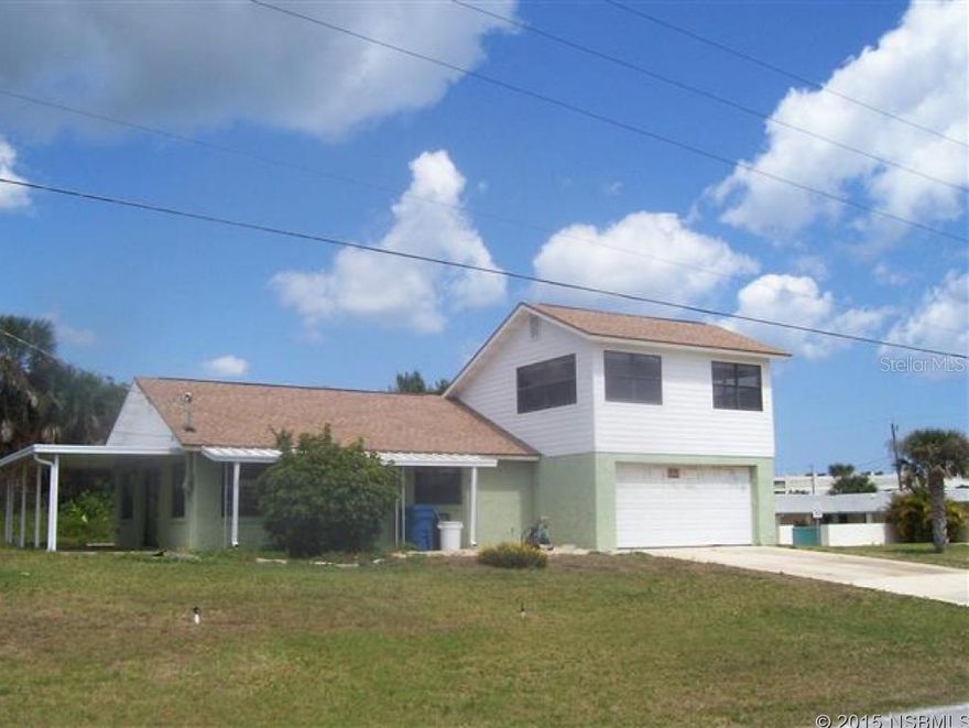 This wont last. Ocean View from upstairs bedroom. House needs upgrading. What a great opportunity for a home on the beachside under $250,000 with an ocean view. ;Water: City