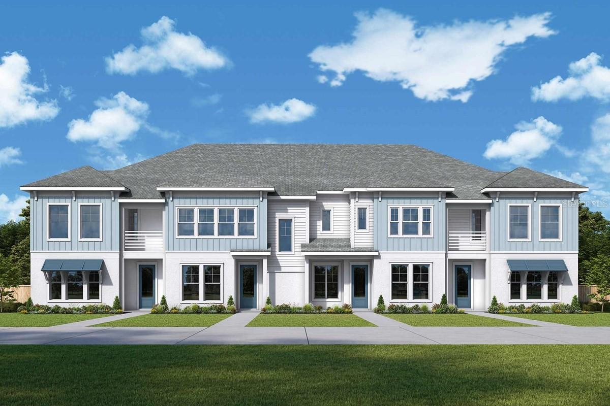Under Construction. This spectacular Seawater TownHome embodies modern living while giving you breath taking water views and a large frotn porch area. The oversized garage is epoxy coated and will allow for parking of 2 cars with ample room for bikes or a golf cart. Laminate wood floors cover the entire first floor and you have floor to ceiling tile in the owners shower. We are a 12 min walk to waterside place with all of its shopping and restaurants. Come visit emerald landing to see what waterfront living is all about!!!