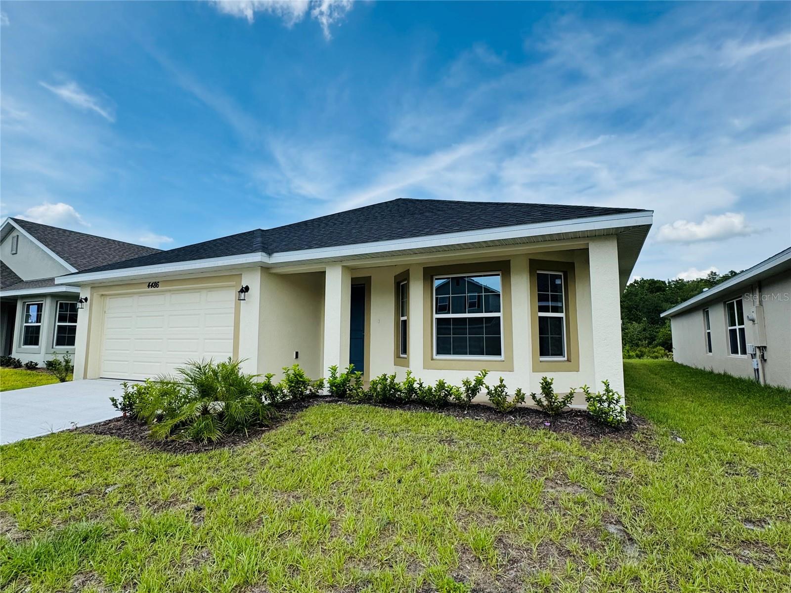 Under contract-accepting backup offers. No CDD + Flex Cash Available!
Discover the beautifully designed 1780 floorplan by Adams Homes—featuring 3 bedrooms, 2 bathrooms, and an open-concept layout perfect for modern living. Enjoy a spacious kitchen with a center island, a relaxing living room, and a private master suite with walk-in closet and ensuite bath. Additional highlights include a 2-car garage, designated laundry room, and no rear neighbor (select homesites).
Located in Harmony Central, the final phase of a serene master-planned community in St. Cloud, you’ll love the backyard privacy, top-rated schools, and access to community amenities like the pool and cabana. With no CDD fees, builder-paid closing costs, and up to $25K in Flex Cash, this is the perfect blend of value, style, and location.
Minutes from Lake Nona, FL Turnpike, and Downtown St. Cloud