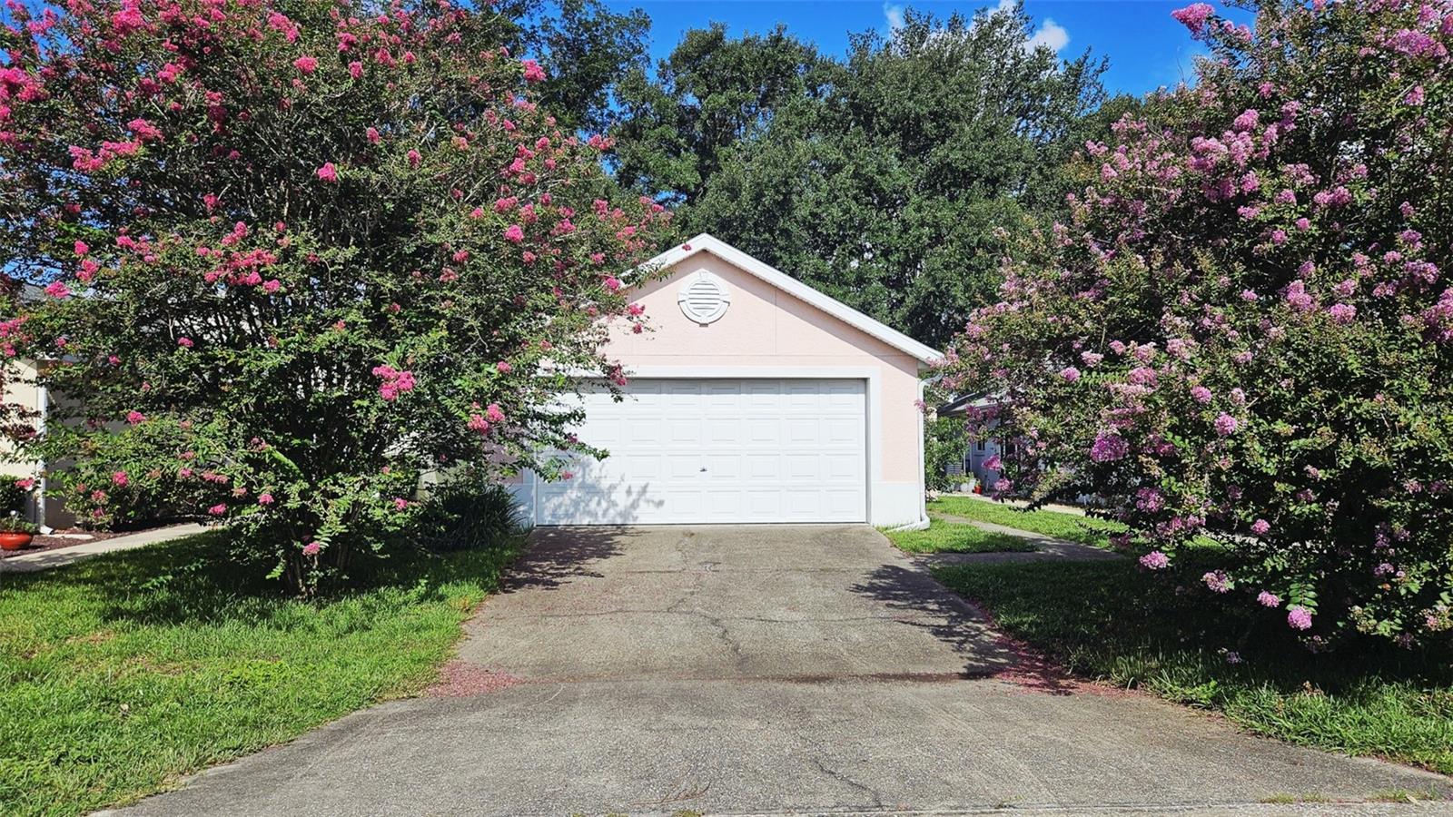 Beautiful 2-Bedroom, 2-Bath Home with Golf Course Views in Ocala Palms! Welcome to this inviting home offering a comfortable and functional layout. The spacious living and dining room combo provides an open feel with plenty of room for relaxing or entertaining. The kitchen is designed for convenience with ample cabinet storage, plenty of counter space, and a breakfast bar for casual dining. An inside laundry room with additional cabinetry keeps everything organized. Step into the 15x8 enclosed Florida Room, where you can enjoy serene views of the golf course year-round. The home also features a two-car garage with a garage door opener, offering plenty of space for vehicles and storage. Situated in the sought-after Ocala Palms community, you’ll enjoy an active lifestyle with resort-style amenities, including a well-equipped fitness center, indoor and outdoor pools with a spa, tennis courts, and a guarded gated entrance for peace of mind. Golf enthusiasts will love the 18-hole championship golf course right outside your door. Even better, Ocala Palms is enhancing its amenities with a brand-new pavilion under construction, three new pickleball courts, and new horseshoe pits, making it an even more exciting place to call home. Whether you’re looking for a primary residence or a seasonal retreat, this home offers the perfect blend of comfort, convenience, and community.