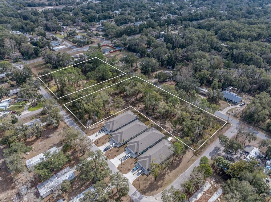 READY TO BUILD- multi-family, Mobile home community or single family housing with sewer and water.

Located near the $135 million Suncoast Parkway expansion, which provides one-hour access to Tampa International Airport.
The city of Crystal River is undergoing a surge of redevelopment, this community is surrounded by local boutiques, restaurants, entertainment venues, medical offices and service-oriented businesses.

This is opportunity to own 8 new build with tenants in place 1,800 Square Feet homes with garages and an additional 41 subdivided lots for future expansion into single family, multifamily, or mobile community.
Zoned for Duplexes, Single family homes, or Mobile homes
The price includes 4- 3600 SqFt duplexes with 42 additional approved lots
Water, Sewer & electrical available at each lot
Each lot has it’s own 911 address. Which means each lot can be sold individually