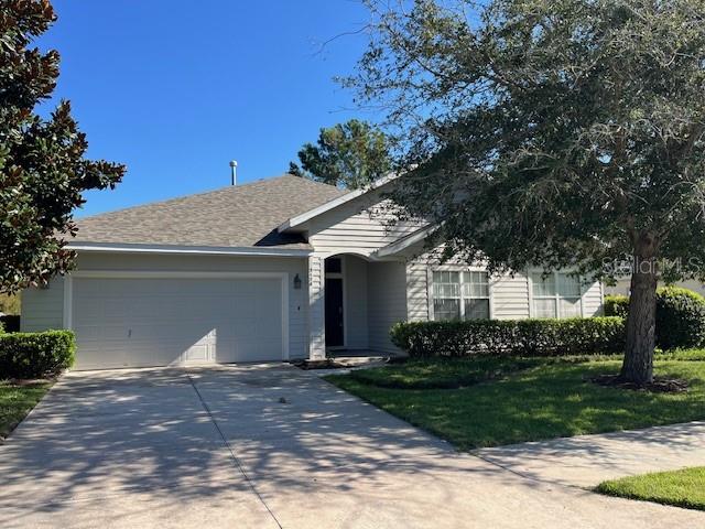 Nice 3 bedroom 2 bath split floor plan, vaulted ceilings, extra large screen porch, interior freshly painted, back up to pond, new roof 2025,
new central heat and air as of 2024. New washer and dryer and Community Pool and Clubhouse.