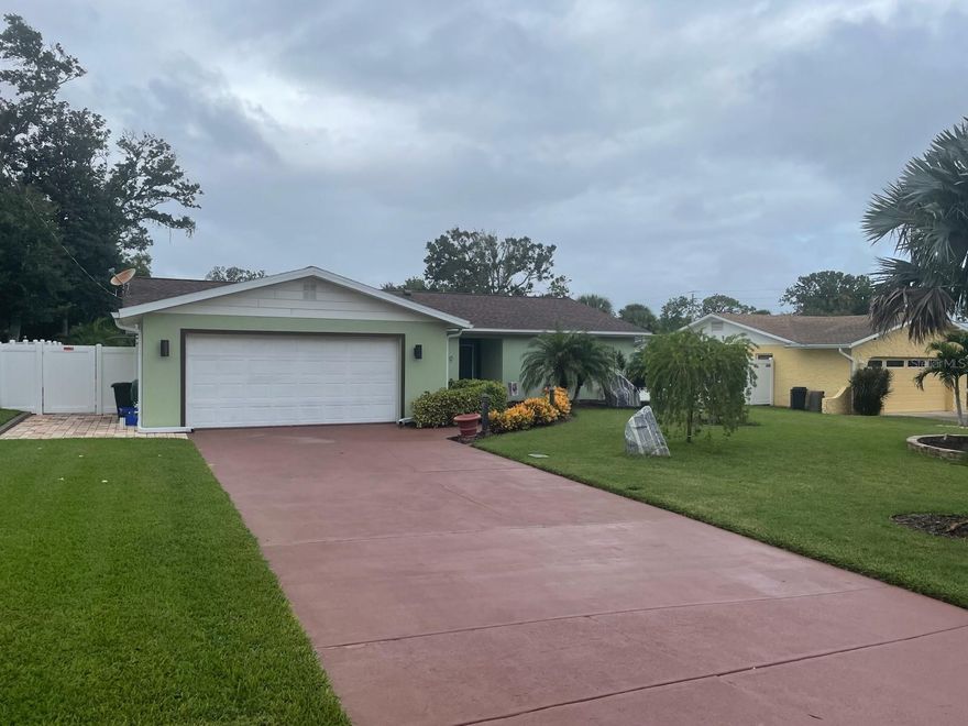 Home has been completely remodeled.  New Roof 2024 with additional insulation, New Flat Roof 2019 on Bonus Room, New Electrical Panel 2018, New AC 2018, Hurricane Rated New Front Door 2018, New Hurricane Windows and Slider installed, New Kitchen with Quartzite Countertop, Blanco Sink, Faucet and Black SS LG Appliances 2018, Hot Water Heater 2020, House was replastered outside in 2020. New Concrete patio & sidewalks installed 2018-19, New Shed 10x14 in 2018, All Fans replaced, Island Shutters installed in 2018, Both Bathrooms remodeled. New low voltage and standard lighting installed outside. New Lighting inside home, New Gutters, New Luxury Vinyl wood floors, 
APX check with Volusia County Records. Great Dining on Granada Rd., Just a block away from the Halifax River. Over the bridge and you are at the Ocean. Sanchez Park is down the street with Boat access to Halifax River. Farmers Market close by and you are just within walking distance of million dollar homes along Beach street and historic district.