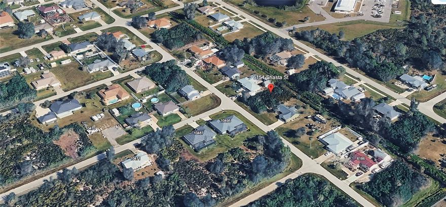 Build your Florida dream home on this desirable 10,000 sq ft vacant lot located at 6154 Shasta Street in Englewood. Situated in Flood Zone X for added peace of mind, this property offers a fantastic opportunity in a quiet residential neighborhood with no HOA restrictions.

Enjoy the flexibility to build now or hold as an investment in a growing area of Southwest Florida. Conveniently located near shopping, dining, golf courses, parks, and just a short drive to Englewood’s beautiful Gulf beaches, boating, and fishing.

Whether you’re looking to create a full-time residence, seasonal retreat, or investment property, this lot offers the ideal blend of privacy, location, and potential.