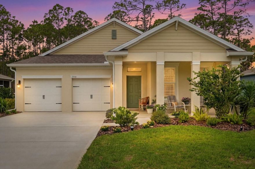 Welcome to this beautifully designed 3-bedroom, 3-bathroom home located in the sought-after Halifax Plantation Golf Community, known for its canopy tree-lined streets, mature landscaping, sidewalks, walking paths, and resort-style amenities. Residents enjoy access to a fabulous clubhouse, community pool, tennis courts, fitness center, and championship golf course, creating an exceptional Florida lifestyle.
This thoughtfully designed home features a 3-car garage with a tandem bay, offering additional space for a golf cart, workshop, or extra storage. The garage floor has been professionally epoxy coated, making it durable, easy to clean, and ideal for low-maintenance upkeep.
Inside, the home offers a spacious open-concept floor plan ideal for entertaining and hosting guests, with three full bathrooms providing comfort and privacy for family and visitors alike. Modern design elements are showcased throughout, including modern lighting, stylish finishes, plantation shutters, and Minka ceiling fans that enhance the home's elegant yet comfortable feel.
A standout feature buyers will appreciate is that there is no carpet in the home--every room features tile flooring, creating a clean, cohesive look while making maintenance simple and convenient.
The kitchen serves as the heart of the home, highlighted by a stunning quartz island with a decorative tiled base that complements the backsplash accents, abundant cabinetry, and an open flow into the living and dining areas.
Additional functional features include a dedicated laundry room with built-in cabinetry and storage, along with a versatile drop zone area that can function as a dry bar, coffee station, or buffet area for entertaining. The home also offers generous closet space with custom California-style closet organization systems, providing excellent storage solutions.
Step outside through the sliding glass doors onto a covered paver patio, where you'll discover beautifully designed outdoor living spaces. The patio leads to magical tropical gardens and an extended paver stone patio, perfect for grilling, relaxing, or enjoying the Florida sunshine.
The property backs up to a forever-wild preserve filled with natural foliage and mature trees, offering exceptional privacy and a peaceful setting for nature lovers and bird watchers.
The entire yard is professionally landscaped with lush tropical plants, creating a private backyard oasis while enhancing the home's curb appeal.
Experience the charm, amenities, and lifestyle of Halifax Plantation--one of the area's premier golf course communities--in this meticulously maintained and thoughtfully designed home.