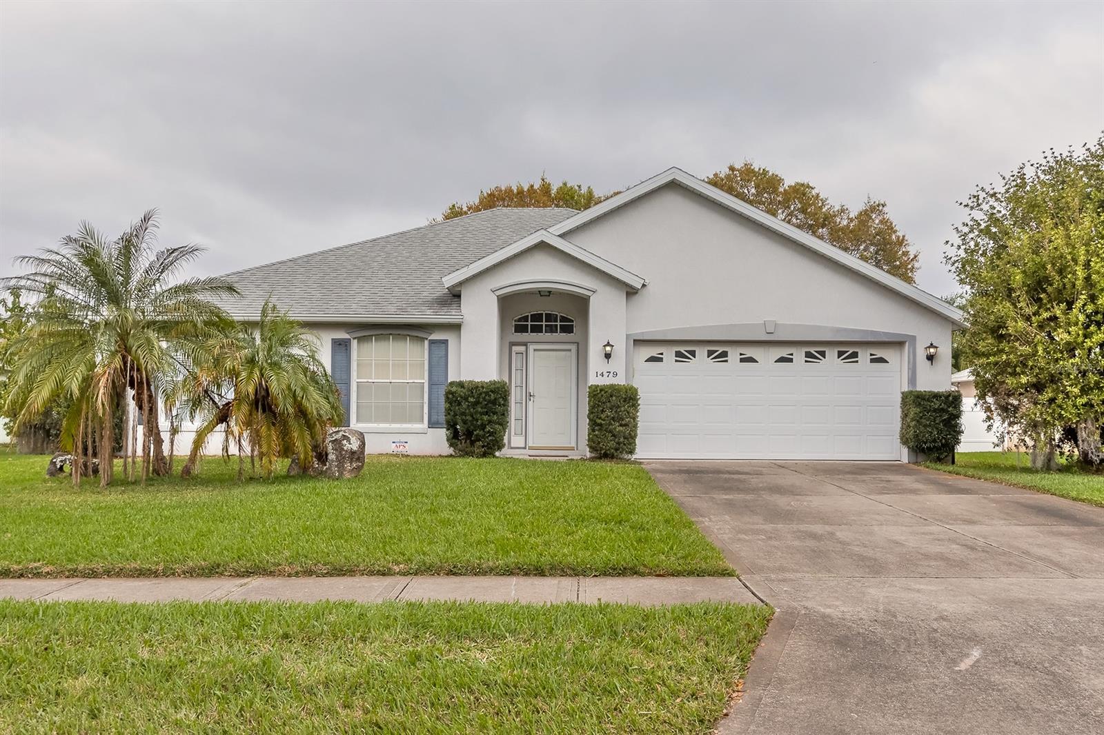 Don't miss out on this charming ranch style home in the quiet community of Vineyard LTS. LOCATION is key. This home is 15 minutes from the beach and minutes from the highway. Excellent PORT ORANGE schools! This spacious home is perfect for a growing family or ideal for retirement living! This open concept home allows views out onto the screened lanai. GAS RANGE! Indoor Laundry room! Roof was replaced in 2016 and the AC in 2017. This home will not last long. All Information recorded in the MLS intended to be accurate but can't be guaranteed. ;Water: City