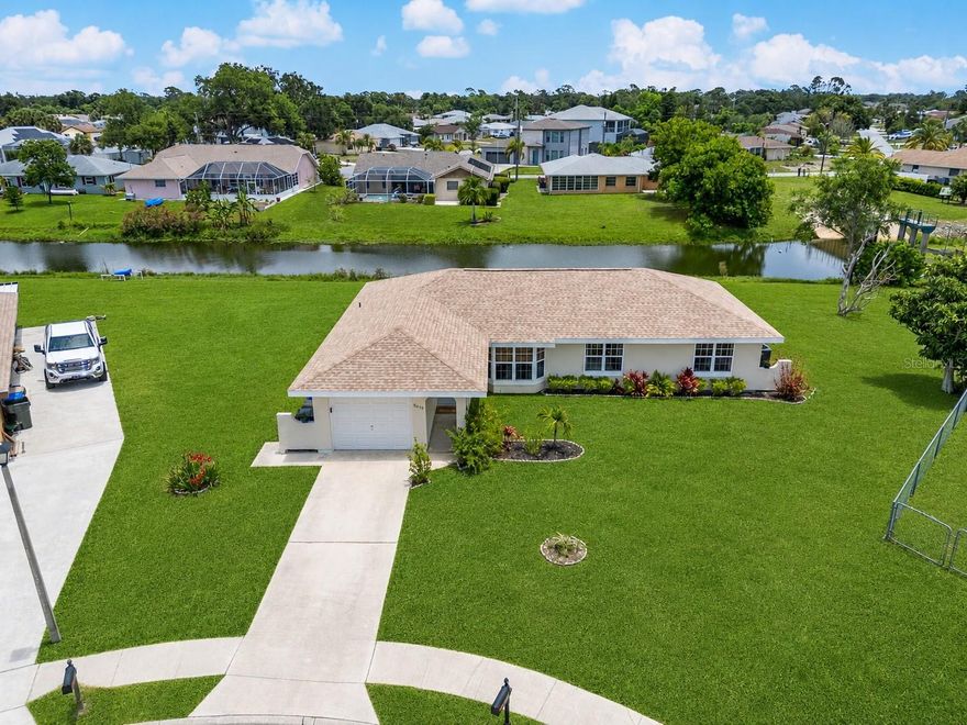 Welcome to 5698 Lingle Street, a beautifully maintained North Port residence showcasing a warm and inviting shabby chic design aesthetic, professionally curated by an interior decorator. Thoughtfully designed with comfort and style in mind, this charming home features soft neutral tones, inviting living spaces, and tasteful finishes that create a relaxed yet elegant atmosphere throughout. Natural light fills the interior, enhancing the home’s character and functional layout ideal for everyday living or seasonal enjoyment.

Situated on Blue Ridge Lake with access to the Coco Plum Waterway, this property offers a peaceful waterfront setting ideal for enjoying Florida’s outdoor lifestyle. The outdoor living space provides plenty of room to relax or entertain while taking in the tranquil water views. Conveniently located near shopping, dining, parks, schools, and Gulf Coast beaches, this home combines charm, comfort, and accessibility. Furnishings are negotiable, presenting a potential turnkey opportunity for buyers seeking a move-in-ready home with professionally coordinated décor and design elements.