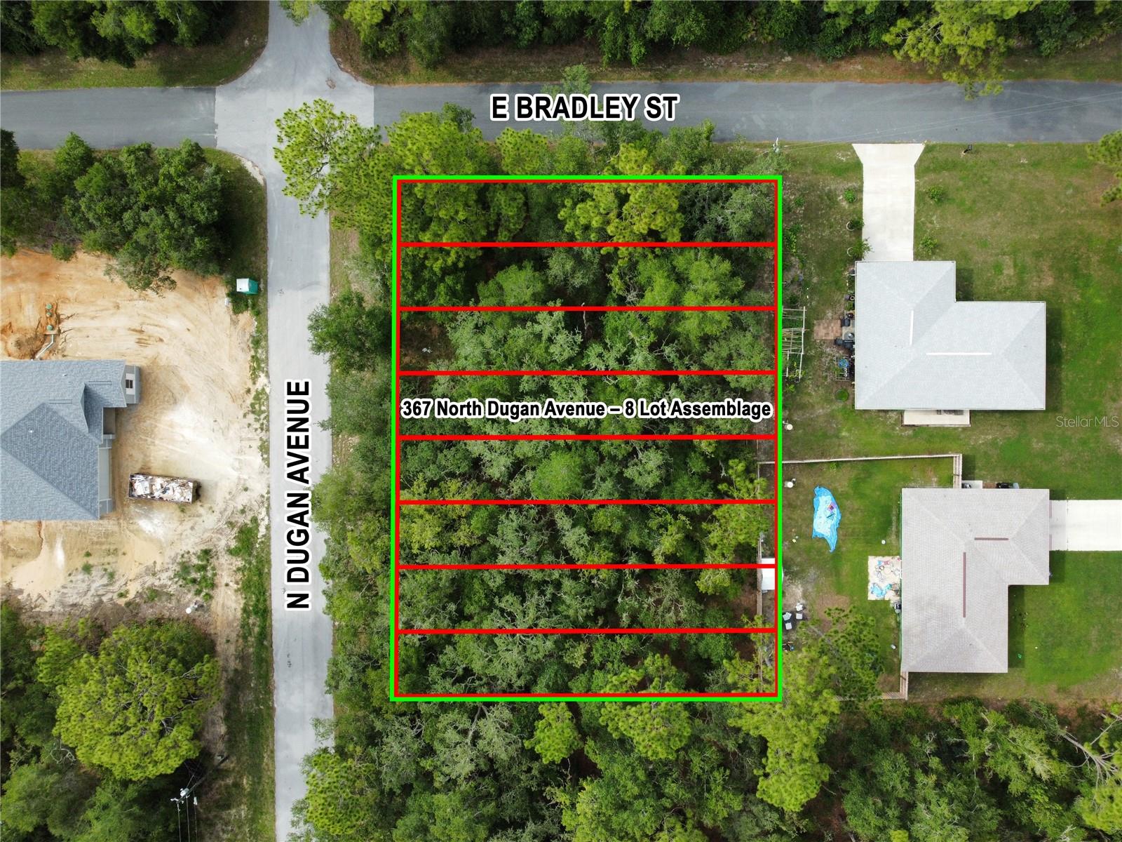 Future Home Site in Inverness Highlands: This offering includes eight contiguous parcels in the Inverness Highlands subdivision of Citrus County, Florida. The full assemblage—Lots 42 through 49, Block 50—is available for purchase, or buyers may opt to acquire a smaller 4-lot grouping. Lots 42–45 are addressed as 371 North Dugan Avenue. Lots 46–49 are addressed as 367 North Dugan Avenue. Each parcel measures approximately 20 feet wide by 120 feet deep, and a minimum of four parcels (80 feet of frontage) is required to meet current development standards for residential use. This flexible layout offers options for building now or holding for future investment.
Located in the heart of Florida’s Nature Coast, Inverness is known for its scenic beauty, welcoming community, and charming downtown. The historic courthouse square, centered around the beautifully restored Old Courthouse Heritage Museum, anchors the district with timeless architecture and cultural appeal. Surrounding the square are brick-paved streets lined with boutique shops, locally owned cafés, restaurants, and art galleries. The area also hosts regular farmers markets, festivals, and outdoor concerts, making it a lively destination for both residents and visitors. Inverness blends small-town atmosphere with active living—offering access to Lake Henderson, Cooter Pond Park, and the Withlacoochee State Trail, one of Florida’s longest paved trails for biking, walking, and exploring. This is a practical opportunity to secure residential land in a peaceful, established community with convenient access to one of Citrus County’s most treasured towns.