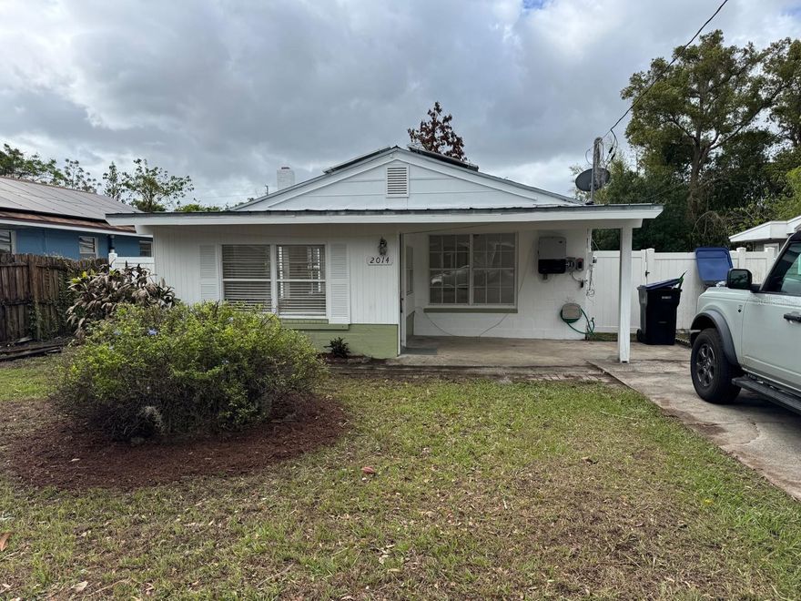 Updated SoDo-Area Bungalow with OWNED Solar | No HOA | Flood Zone X

Welcome to 2014 Page Ave — a charming, move-in ready home tucked into one of Orlando's most sought-after 32806 pockets, just minutes from SoDo, the Hourglass District, Downtown, and ORMC. This freshly painted 3-bedroom, 1-bath bungalow delivers smart updates, major energy savings, and the kind of location buyers are fighting for.
The standout feature? A fully owned solar system — no lease, no loan, just dramatically lower electric bills from day one. Pair that with a Flood Zone X designation (no flood insurance required) and no HOA, and this home offers the kind of low-carrying-cost ownership that's nearly impossible to find in Central Florida right now.
Inside, tile flooring runs throughout for easy Florida living. The bright, open dining and living area flows into an updated kitchen featuring white cabinetry, stainless steel appliances, a double-basin sink, and a full-size stackable washer and dryer — all appliances convey, including the refrigerator. Three well-proportioned bedrooms offer ceiling fans and great natural light, and the full bath has been kept clean and neutral for easy personalization.
Out back you'll find a spacious fully fenced backyard with mature shade, room to garden, entertain, or add a pool, plus a storage shed that conveys with the sale. A covered carport provides protected parking, and the driveway offers space for additional vehicles, a boat, or an RV.
R-3 zoning offers flexibility for future use — a rare bonus for investors or buyers looking ahead.
Highlights:

Fully OWNED solar system — major monthly savings
Freshly painted interior
Tile flooring throughout
Stainless steel kitchen appliances convey
Washer & dryer convey
Fenced backyard + storage shed
Covered carport
No HOA
Flood Zone X — no flood insurance required
R-3 zoning
Walk/bike to SoDo shops, Boone High, Delaney Park, and Hourglass District dining
Quick access to I-4, 408, Downtown Orlando, ORMC, and Lake Eola

Homes with paid-off solar in 32806 don't sit long. Schedule your private showing today.