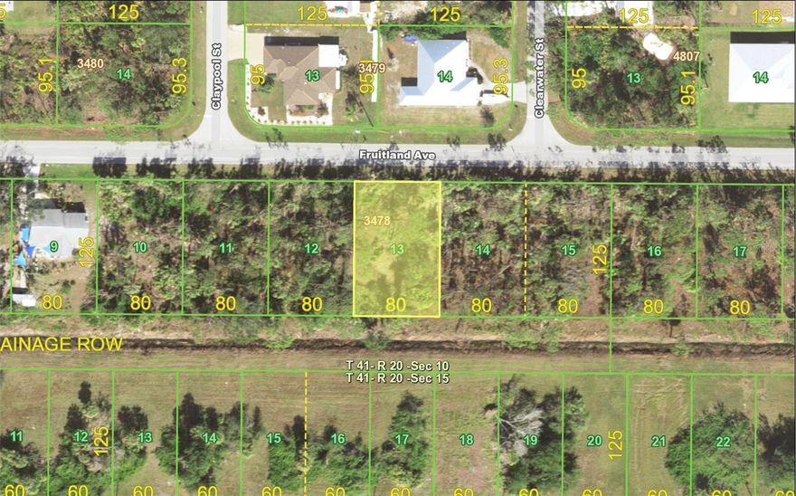 Build your Florida dream home on this vacant residential lot at 9113 Fruitland Ave. Located in an X flood zone, this property does not require flood insurance, offering both peace of mind and long-term savings. This lot is conveniently positioned just minutes from all grade schools, everyday shopping, dining, and the highly desirable Rotonda West area. Outdoor and lifestyle amenities abound, with nearby parks and multiple golf clubs surrounding the neighborhood. Commuters and beach lovers alike will appreciate the excellent connectivity. Easy access to South McCall Rd provides close connections to US-41 and I-75, while Winchester Blvd offers convenient routes to Boca Grande Pass and direct access to Manasota Key and other area beaches ideal for boating, fishing, and enjoying Gulf Coast sunsets. Punta Gorda Airport and Southwest Florida International Airport (RSW) are both within a comfortable driving distance. The adjacent lot is also available (9105 Fruitland Ave), offering a rare opportunity to purchase one or both parcels for added space, privacy, or future investment flexibility. Whether you’re planning a primary residence, vacation retreat, or investment build, this property delivers location, convenience, and readiness in one of Englewood’s growing areas.