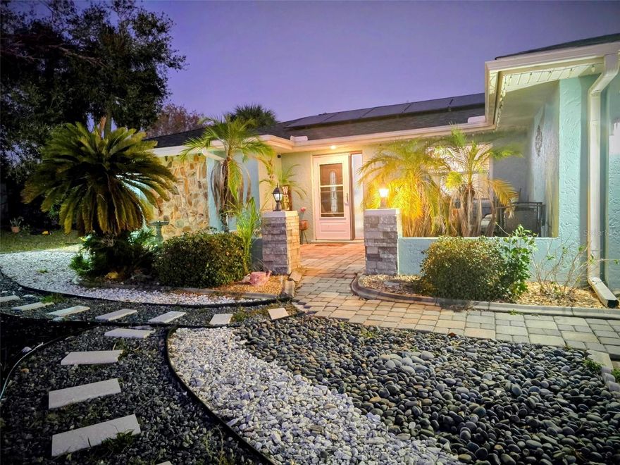 RARE DOUBLE LOT WITH DETACHED SHE SHED-MAN CAVE & CITY WATER! Discover the ultimate Florida lifestyle in this beautifully updated 2-bedroom, 2-bathroom home, featuring a detached finished "shed" on an expansive double lot. Situated in a quiet, established neighborhood, this property offers a level of versatility rarely found in North Port.

The main residence boasts a modernized kitchen and a renovated primary bathroom, providing a contemporary feel throughout the open living spaces.  All new appliances.  Step outside to your private, Tropical oasis—a spacious caged pool perfect for year-round relaxation and entertaining. For peace of mind, the roof was replaced just 4 years ago.

The detached guest house provides incredible potential for a mother-in-law suite, a private home office, or a hide-a-way. Unlike many properties in the area, this home is connected to City Water, eliminating the maintenance and concerns of a well system.

Location is everything! You are minutes away from premier shopping and dining, yet tucked away from the hustle and bustle. With North Port’s rapid growth and the new Sarasota Memorial Hospital campus scheduled for 2028 completion, this is not just a home—it’s a smart investment in one of Florida's most promising cities. Don’t miss your chance to own this unique compound!