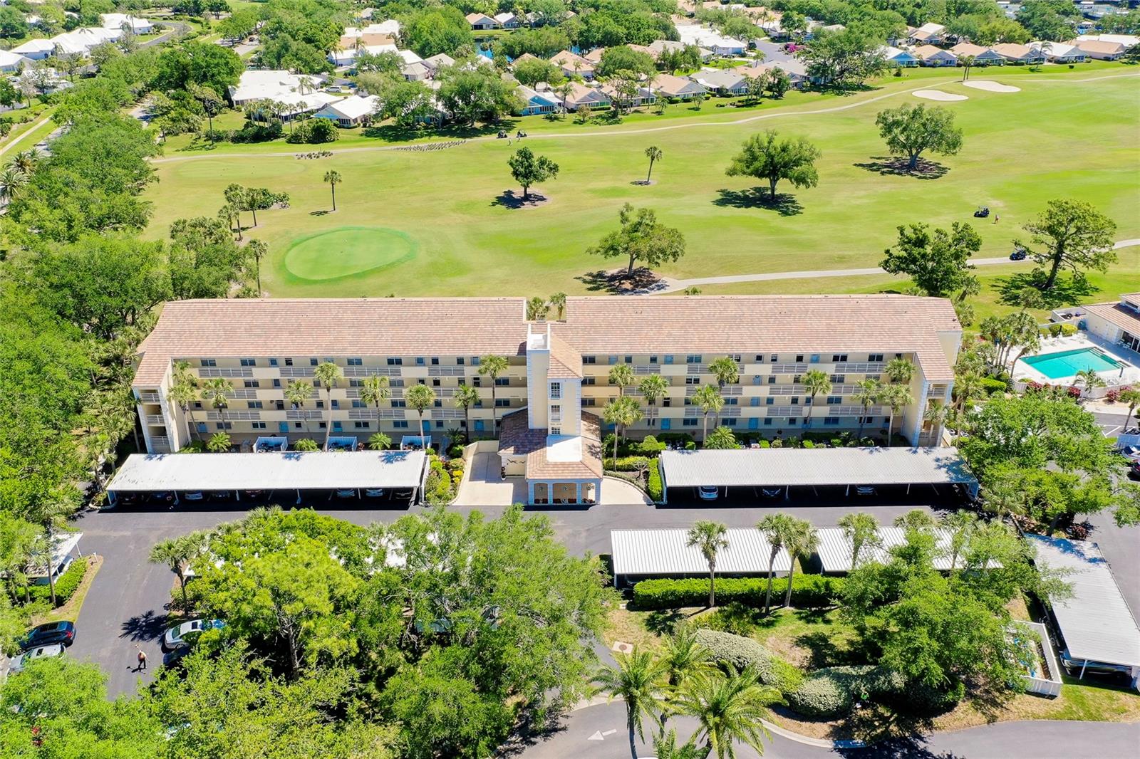 Welcome to easy Florida living in this turnkey 2-bedroom, 2-bathroom first-floor condo, perfectly positioned along the 10th fairway of the Bobcat Course at the highly regarded Plantation Golf & Country Club. Whether you're looking for a seasonal getaway or a full-time residence, this home offers comfort, style, and scenic golf course views that never get old.
The bright kitchen features clean white cabinetry and appliances, providing a fresh and inviting space to cook and gather. Natural light fills the open living and dining areas, thanks to large sliding glass doors that lead to a screened-in patio—the perfect spot to enjoy your morning coffee or relax in the evenings while watching golfers play through.
The primary suite is a private retreat with direct lanai access, two generous closets, and an en-suite bath complete with double sinks, a new shower door, and a convenient stackable washer and dryer. The split floor plan ensures privacy, with the guest bedroom and second full bath located on the opposite side of the home.
You’ll appreciate the tile flooring in the entryway, kitchen, and bathrooms, which complements the laminate flooring throughout the main living areas. The interior is styled with coastal-inspired decor, and the condo comes fully furnished, so you can move in and start enjoying the lifestyle right away.
This is maintenance-free living at its best, with exterior care handled by the condo association. The Plantation Golf & Country Club offers an outstanding array of amenities including two 18-hole championship golf courses, 13 Har-Tru tennis courts, 6 pickleball courts, bocce ball, a fitness center, Jr. Olympic pool, and a full calendar of dining and social events. (Club membership is optional.)
Located just minutes from Venice beaches, shopping, dining, Wellen Park Downtown, the Atlanta Braves Spring Training Stadium, and I-75, this condo combines resort-style living with everyday convenience.
Offered at a competitive price, this home is a fantastic opportunity to enjoy the Florida lifestyle. Schedule your private tour today!