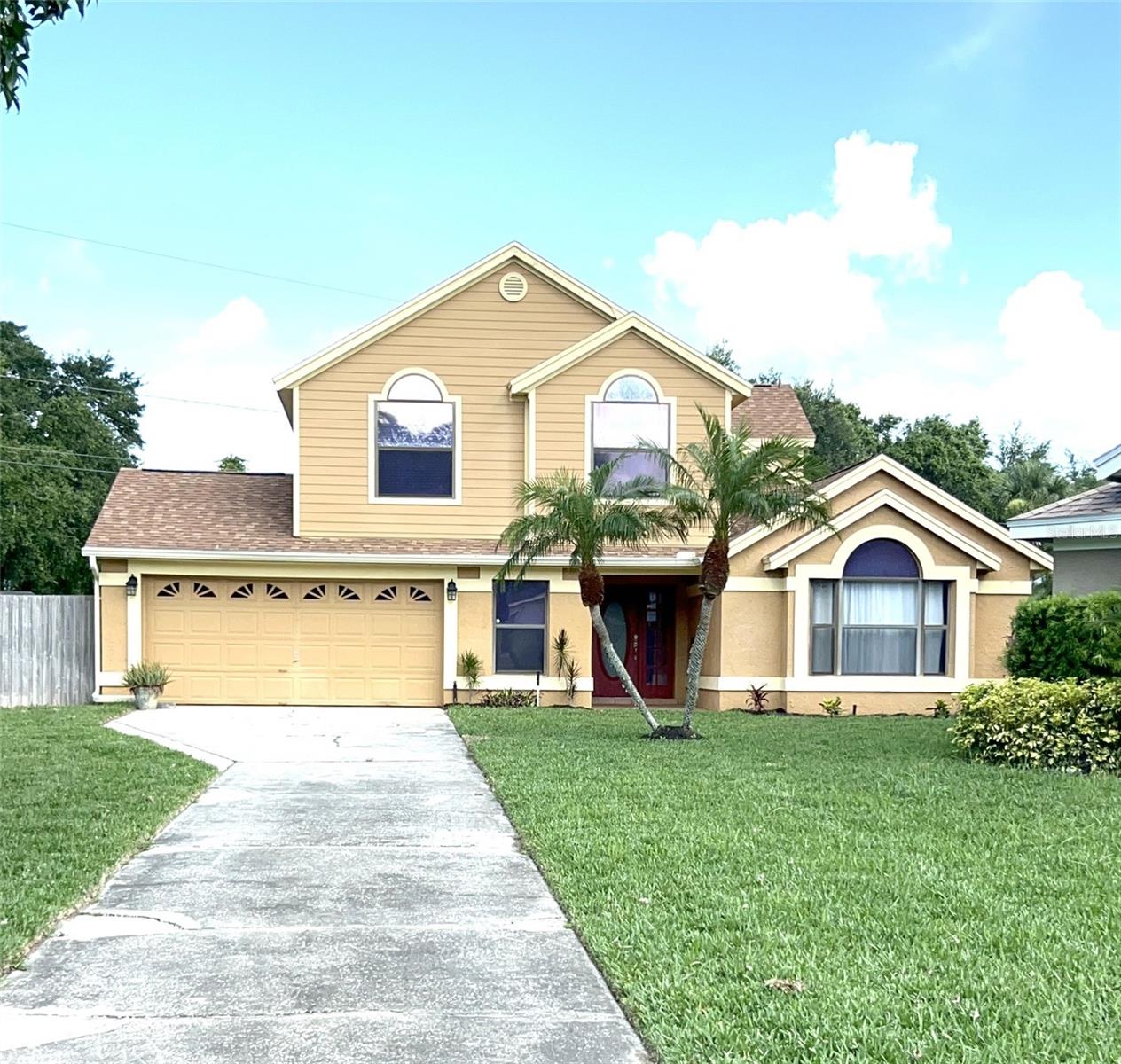 Large spacious 4 BD 2 1/2 BATH TWO-STORY HOME NESTLED IN Desirable OCOEE Featuring an Extended Drive & Gorgeous well maintained Lawn giving ALLURING Curb Appeal. Spacious Great Room w/Formal Living & Dining Areas Large Updated Kitchen has Lots of Counter/Cabinets, Stainless Steel Appliances & Bay Window Casual Dining Area. All Bedrooms are upstairs, featuring split plan with Huge PRIMARY Suite w/Dual Sinks, Garden Tub, Shower & Walk-in CLOSET...A MASSIVE (wrap around) FLORIDA ROOM w/Remote controlled ceiling fans to enjoy the EXTRA LARGE BACKYARD & SIDE YARDS FOR ENTERTAINING...OVERSIZED 2 CAR GARAGE, New A/C System and Solar Panels