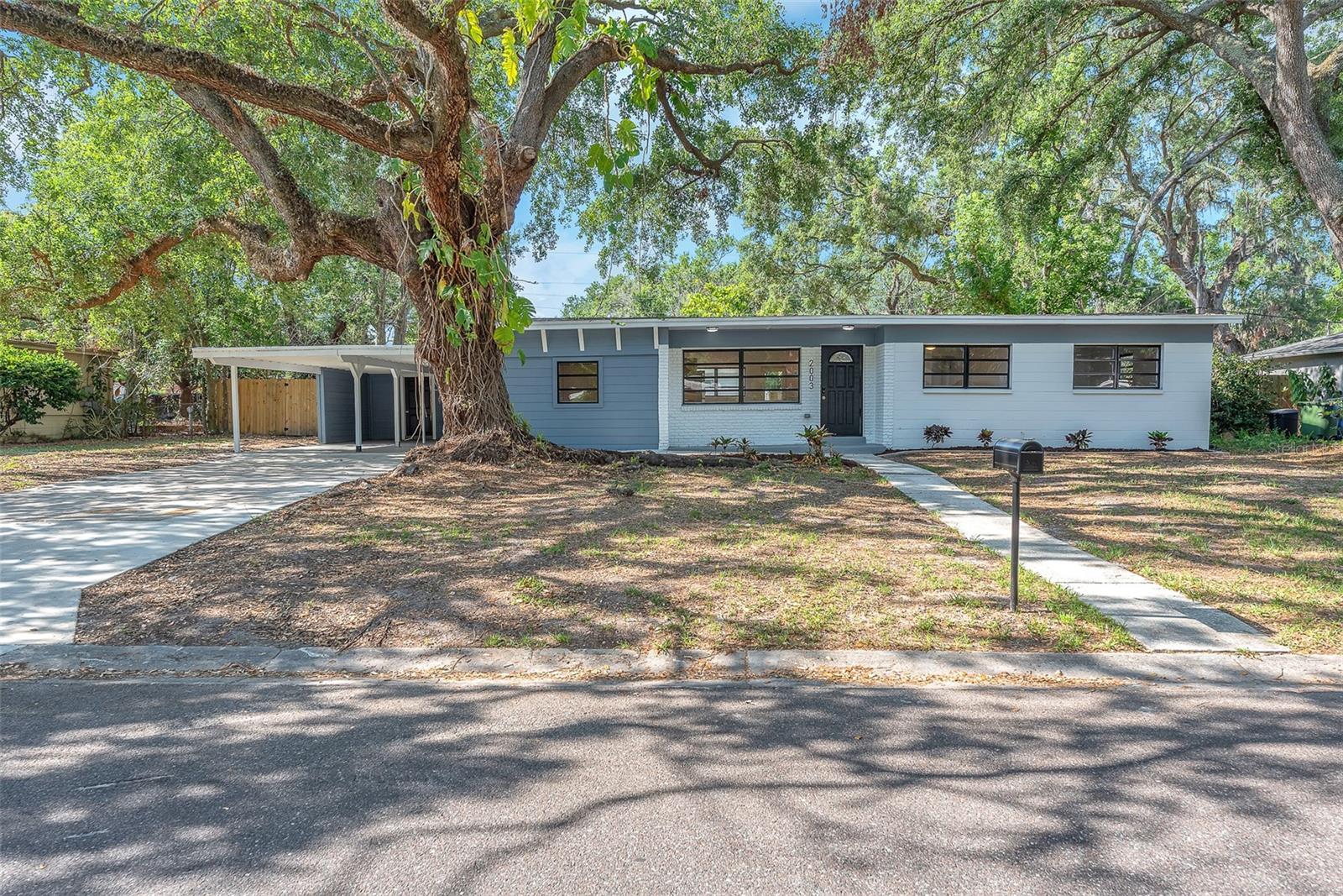 Welcome to 2003 E Clinton Street, Tampa, FL 33610 – a fully updated 3-bedroom, 2-bathroom home offering the perfect blend of modern comfort and classic charm in one of Tampa’s most convenient locations. This move-in ready home features a new roof (2020), all new electrical, updated plumbing, tankless water heater, and a portable gas generator—providing both peace of mind and efficiency for years to come. The interior layout offers 1,281 square feet of well-designed living space with a bright, open living area that flows into the dining space and kitchen. The upgraded kitchen boasts ample cabinetry, terrazzo flooring, and a user-friendly layout perfect for daily living or entertaining. All three bedrooms are generously sized, ideal for families, guests, or work-from-home needs. Situated on a large lot, the private backyard provides endless opportunities for gardening, outdoor gatherings, or future expansion. Located just minutes from major highways, shopping centers, restaurants, and downtown Tampa, this home is also a short drive from the award-winning Gulf Coast beaches. No HOA or CDD fees making this property an excellent choice for first-time buyers, investors, or those seeking a centrally located home. Don’t miss out on this incredible opportunity—schedule your private tour today!