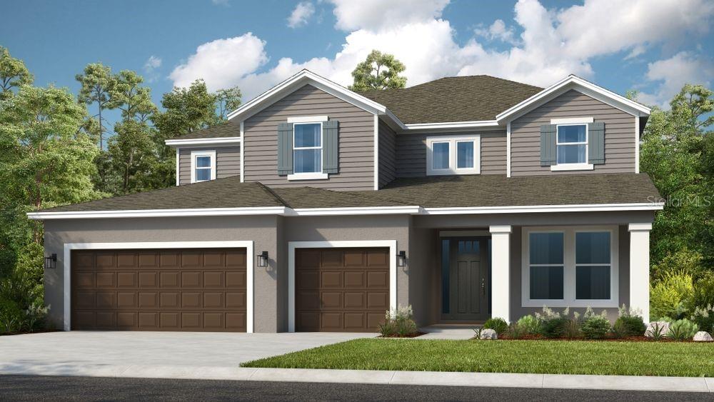 Under Construction. What's Special: New Floorplan | High Ceilings | Limited-Time Savings. New Construction - December Completion! Built by Taylor Morrison, America's Most Trusted Homebuilder. Welcome to the Saint Lucia at 951 Ladyfish Trail in The Waters at Center Lake Ranch. This stunning two-story design offers 4,627 square feet of living space with 6 bedrooms, 4.5 bathrooms, and a 3-car garage. Step through the inviting foyer to find a study and formal dining room on one side and a half bath, laundry room, and garage entry on the other. The open-concept kitchen with a center island flows into the great room and leads to the extended covered lanai, creating the perfect setting for entertaining. The first-floor primary suite features a spa-inspired bathroom with a large walk-in shower, dual vanities, and a spacious walk-in closet. Upstairs, discover five secondary bedrooms, three bathrooms, a loft, and a game room. The Waters at Center Lake Ranch is part of the 2,050-acre master-planned community of Center Lake Ranch, offering multi-use trails, parks, and conservation areas, all within easy reach of the Medical City area in Lake Nona. Additional highlights include: pocket sliding doors to extended covered lanai with rough-in plumbing for future outdoor kitchen. MLS#O6344941