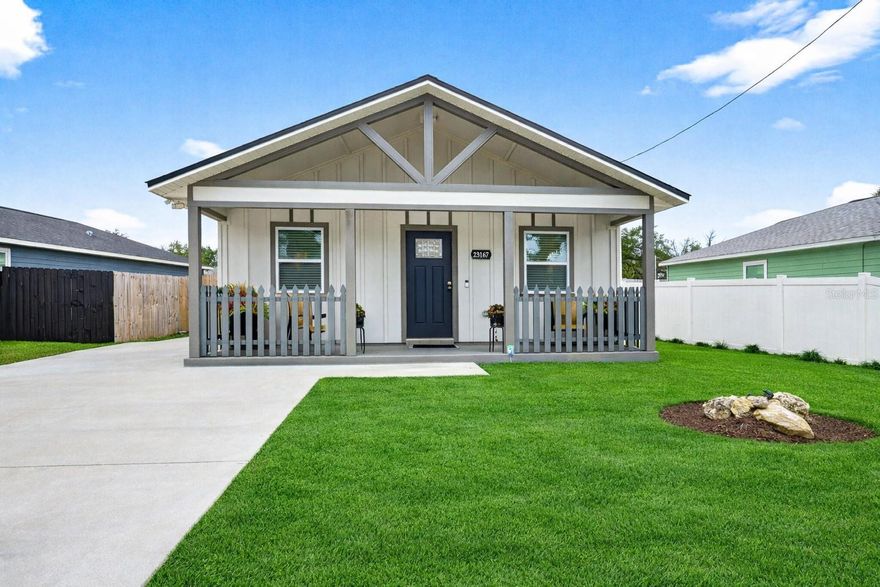 Built in 2023, this well-kept, like-new home offers modern finishes, efficient design, and easy living - all at an incredible price. The open layout flows comfortably from living to dining, with granite tops, stainless steel appliances, soft-closing cabinets, luxury vinyl plank floors and natural light throughout.

Step outside to a FULLY FENCED YARD —ideal for pets, play, or private outdoor time - plus a storage shed - with electrical - for tools, bikes, or extra gear. The concrete driveway and low-maintenance exterior add everyday convenience.

Located just minutes from local parks, playgrounds, and world-famous freshwater springs, with quick access to shopping, dining, and downtown High Springs. A great option for anyone seeking a newer home with outdoor space and a central location.