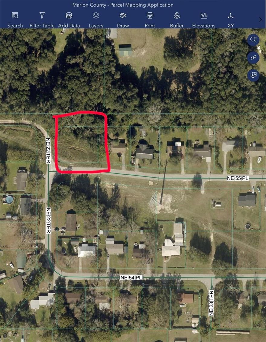Nice Residential lot on a paved road, close to downtown ocala.