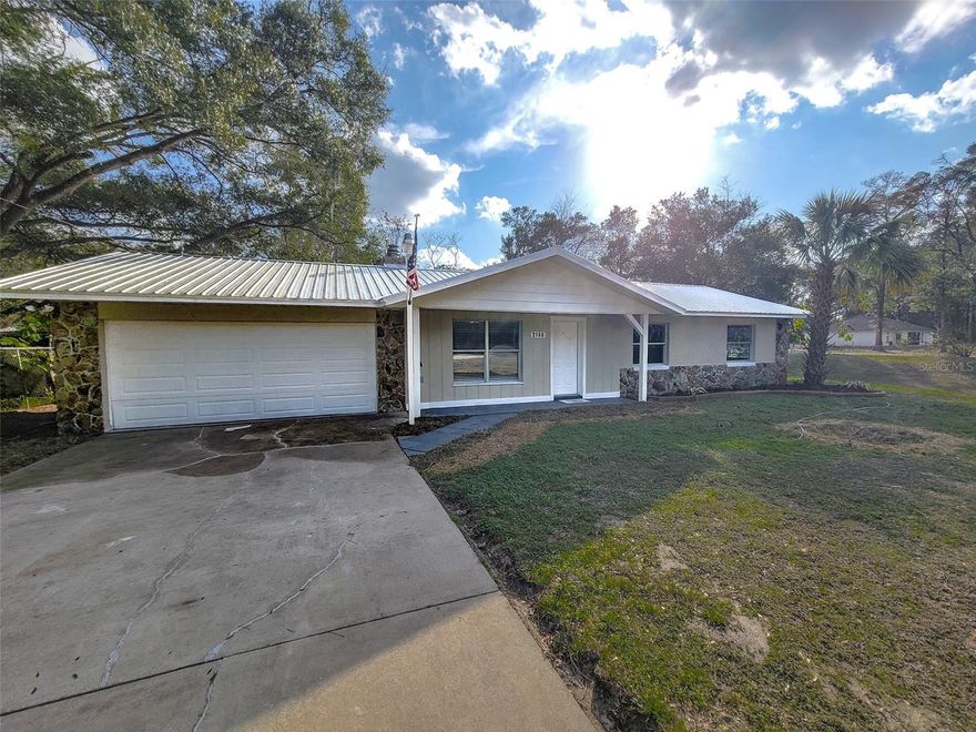 Investor Special Meets Move-In Ready Charm! Welcome to this beautifully refreshed 3-bedroom, 2-bathroom concrete block home situated on a generous 0.42-acre lot in a quiet NE Ocala neighborhood. Offering nearly 1,924 square feet of living space, this home combines solid construction, thoughtful updates, and timeless features—making it ideal as a primary residence or a turnkey investment opportunity.

The home features a desirable split-bedroom floor plan, a cozy wood-burning fireplace, and an attached garage. Recent updates elevate the space with attention to detail throughout, including stylish accent lighting over the fireplace, under-cabinet kitchen lighting, and landscape lighting that highlights all four corners of the property. A dusk-to-dawn light proudly illuminates the American flag, adding both charm and curb appeal.

The kitchen is a standout, showcasing a high-quality design with a unique workstation sink complete with a built-in cutting board—perfect for both everyday living and entertaining. The spacious lot offers privacy and room to enjoy outdoor living while still being conveniently located just minutes from downtown Ocala, shopping, dining, and schools.

This is a rare opportunity to own a beautifully updated home with character, functionality, and investment potential in a prime location. Schedule your showing today!