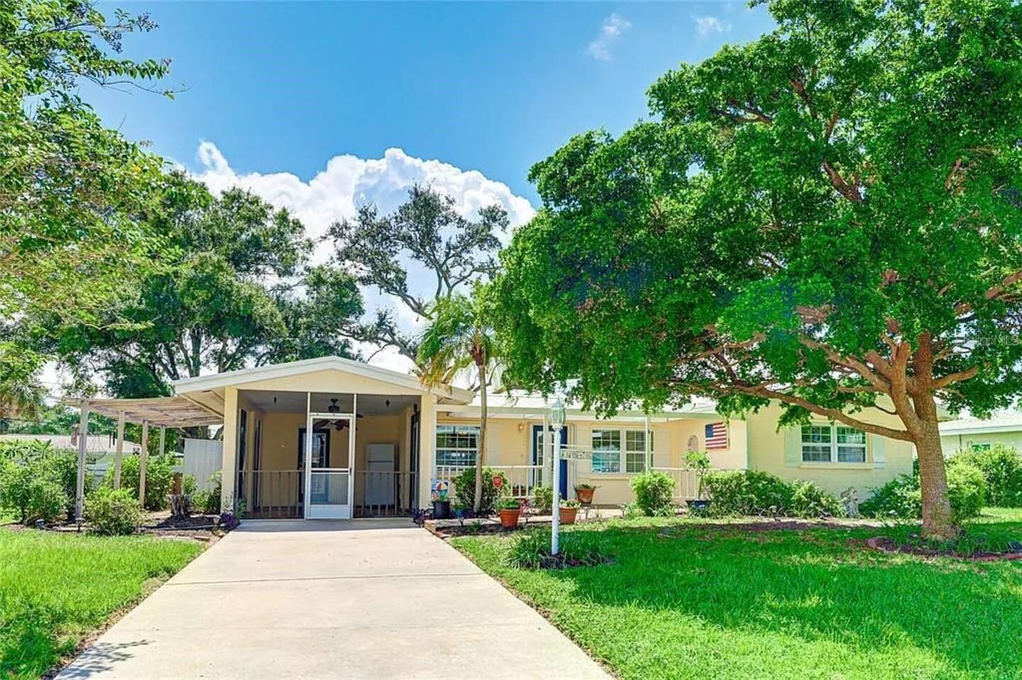 Step into this charming Sarasota retreat where comfort meets convenience. From the moment you walk in, you’ll love the open floor plan that creates a bright and airy flow, perfect for everyday living or entertaining friends and family.
Inside, you’ll find two spacious bedrooms designed for relaxation, along with a well-appointed bath and a bonus extra shower in the laundry room—a thoughtful touch after a day at the beach or working in the yard. The home has been lovingly maintained and is truly move-in ready, so you can start enjoying the Sarasota lifestyle right away.
Step outside and you’ll discover the kind of outdoor living space that makes Florida so special. Host a dinner under the pergola, enjoy the shade with your morning coffee, or take advantage of the two large sheds that provide plenty of storage for hobbies, tools, or beach gear. And with hurricane shutters already in place, you’ll have extra peace of mind.
Located in a quiet neighborhood yet just minutes from shopping, dining, and Sarasota’s world-famous beaches, this home offers the perfect blend of comfort, convenience, and charm.
This home is more than just a house—it’s your next chapter waiting to begin.