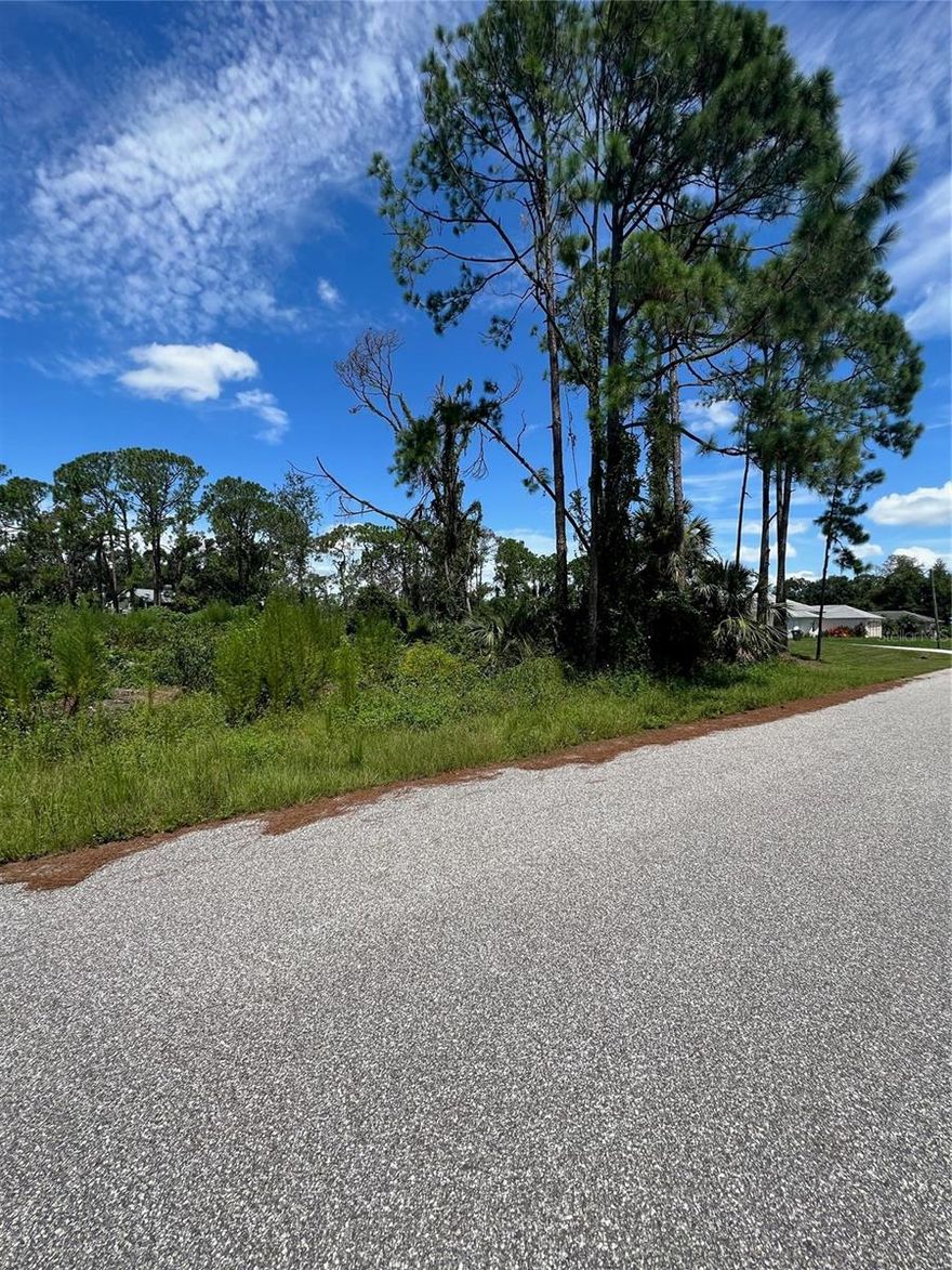 Vacant lot over 10,000 sq ft for sale in North Port. Septic permit expired, all surveys complete, plans for 2500 sq ft house with 1892 sq ft of living space already drawn and placed on property ready for permitting. Build this beautiful home in rapidly growing area of Sarasota County.