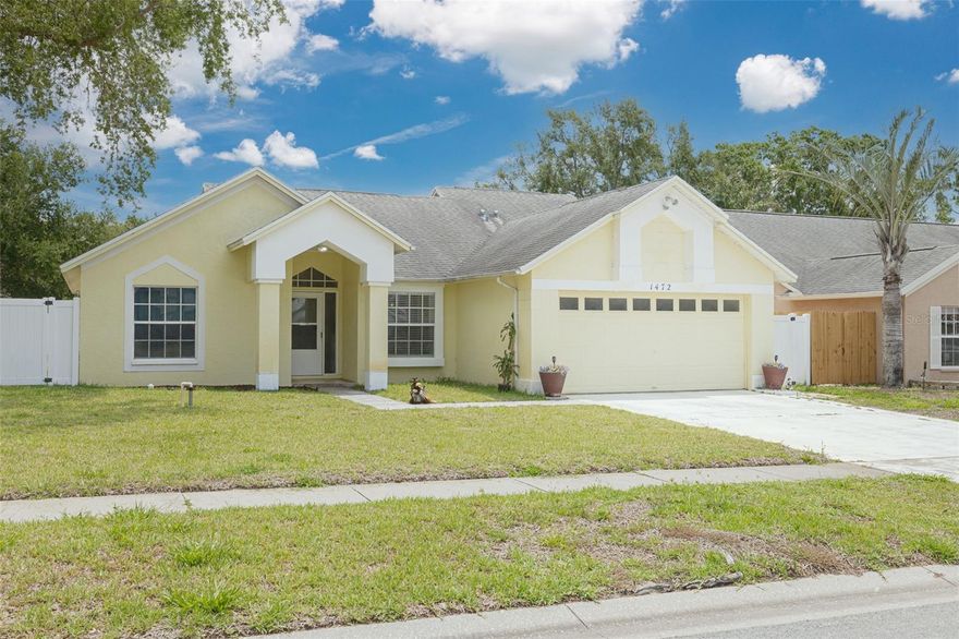 NEW ROOF 2025!! Live just minutes from the charm of historic Tarpon Springs and the famous Sponge Docks in this beautifully updated pool home that blends style, comfort, and Florida living. Step inside and fall in love with the newly remodeled kitchen, featuring all-new stainless steel appliances, granite countertops, custom wood cabinetry, and a massive center island with barstool seating — all set beneath soaring vaulted ceilings. A full wall was removed during renovation to create a bright, open-concept layout perfect for entertaining and everyday living. Throughout the home, you'll find brand-new luxury vinyl plank flooring that adds warmth and durability. The remodeled primary suite is a true retreat, complete with a stunning clawfoot soaking tub, separate walk-in shower, and elegant finishes that create a spa-like feel. Step outside to your private backyard oasis featuring a pool with a screened enclosure and a beautiful pool deck, ideal for enjoying Florida’s sunshine year-round. A new vinyl privacy fence adds both beauty and security to the spacious backyard. Located close to the vibrant heart of downtown Tarpon Springs, with easy access to shops, restaurants, and waterfront attractions — this home is a rare find in one of the area’s most beloved communities.