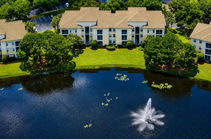 Step into a turnkey 2-bedroom, 2-bathroom top-floor condo that is already generating short-term rental income in one of Central Florida's most sought-after gated communities. Legacy Dunes puts you right in the heart of the Disney corridor, with theme parks, dining, shopping, and major attractions all within a short drive.  This unit is fully furnished and ready to keep producing on day one, whether you want to continue running it as a vacation rental, use it as your own getaway, or settle in as a primary residence. The interior features easy-care laminate flooring throughout, tall ceilings and open floor plan throughout.  The HOA covers internet, water, trash, and pest control, which keeps operating costs predictable and guest reviews high. Residents and guests also enjoy the full resort-style amenity package: a large clubhouse, two pools, fitness center, tennis and basketball courts, walking trails, and playgrounds.  If you have been looking for a Disney-area condo with a real rental track record, strong amenities, and low-maintenance finishes, this one belongs on your short list. Reach out to schedule a private tour before it is gone.
