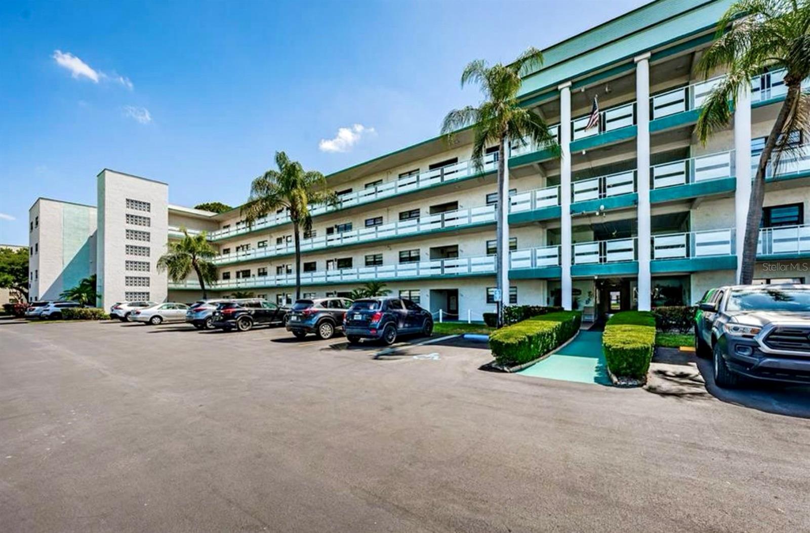 Welcome to your Florida escape at Terrace Park of Five Towns, a vibrant 55+ community designed for carefree living. This spacious two-bedroom, two-bathroom condo sits on the top floor, offering privacy and sweeping views of the community pond with water fountains that sparkle by day and glow beautifully at night—a perfect backdrop for seasonal or year-round enjoyment. Lexington Membrane Roof (2017) with a 25 year warranty from Duro-Last.
Step inside to a bright and open living and dining area, ideal for entertaining family and friends. The galley kitchen is well-appointed with a gas stove, breakfast nook, and pantry space. The primary suite features its own private bathroom and a walk-in closet, while the second bedroom can easily double as a guest room, den, or home office.
Condo living means low-maintenance ease—cable, internet, water, trash, gas, and building upkeep are included. Covered parking close to the building adds to the convenience.
Terrace Park of Five Towns is known for its active lifestyle and abundant amenities. Residents enjoy six swimming pools, a clubhouse with a fitness center, library, card room, billiards, and spaces for social events. Outdoor enthusiasts will love the picnic areas with grills, tennis courts, shuffleboard, and miles of walking and biking trails. Whether you’re here for a season or year-round, it’s easy to stay as active—or relaxed—as you’d like.
The location is unbeatable: less than a mile to Publix, close to the VA Hospital, a variety of dining options, and only a short drive to the sugar-sand Gulf beaches. Snowbirds especially will appreciate the lock-and-leave lifestyle, resort-style amenities, and warm community atmosphere.
If you’ve been dreaming of a Florida getaway where you can enjoy pondside views, glowing fountains at night, and an engaging social scene, this condo is ready to welcome you. Schedule your private showing today and experience the best of St. Petersburg’s 55+ living.
Note: Fannie Mae has Five Towns as NON-Warrantable-CASH OR PORTFOLIO Loan for financing. 55+ Community. Board approval with interview required.