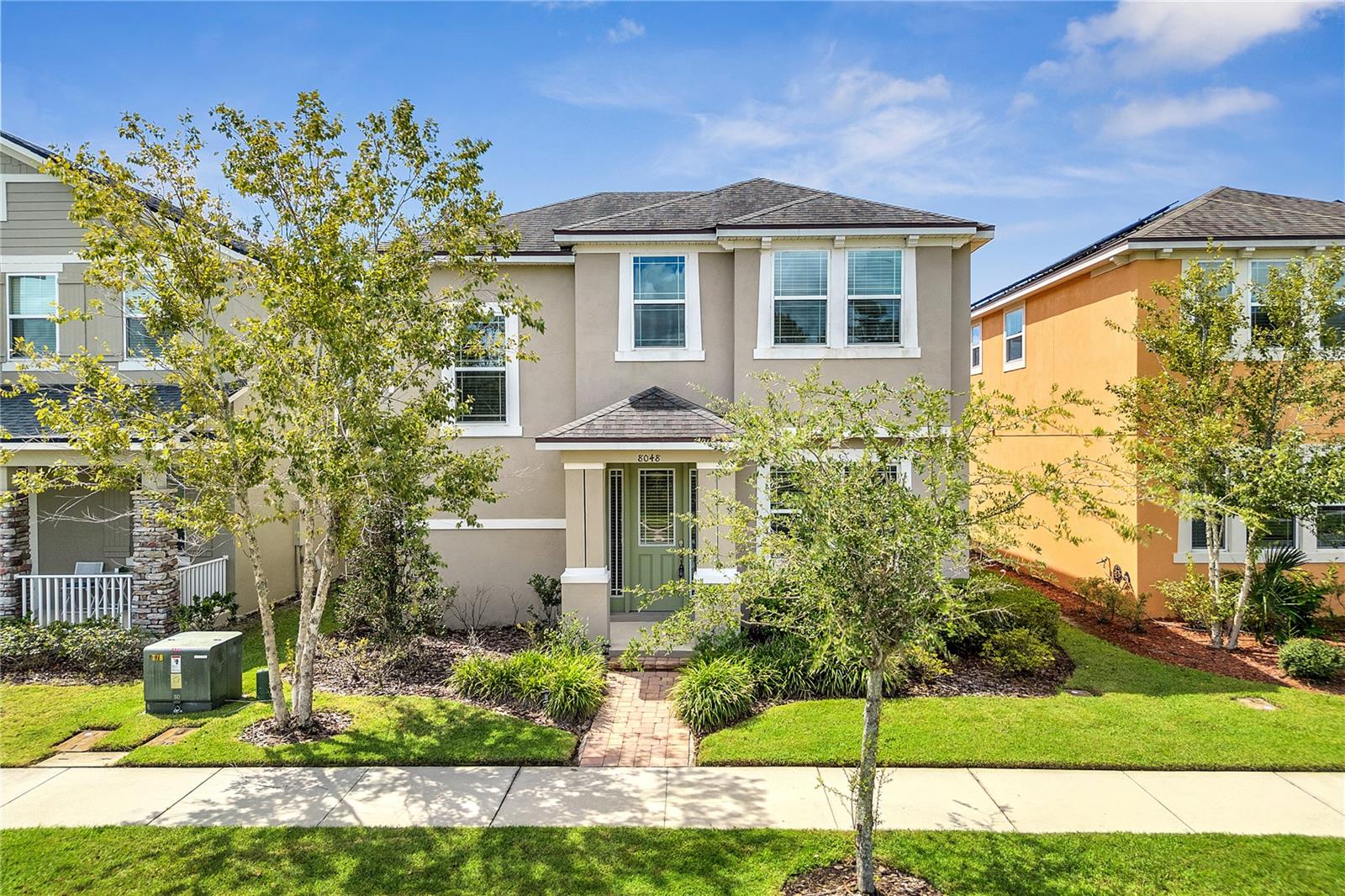 One or more photo(s) has been virtually staged. Discover this beautifully appointed residence that perfectly blends comfort, style, and convenience, making it the ultimate choice for anyone ready to embrace the Florida lifestyle.
Step inside to a welcoming layout featuring an open floor plan and sleek tile flooring that flows seamlessly throughout the first level. At the front of the home, you'll find a formal living room that could easily be converted into a productive home office. The spacious living areas are designed for entertaining, while the well-equipped kitchen is sure to inspire your culinary creativity; it includes quality appliances, a convenient pantry, and plenty of counter space to delight any home chef.
The upper level of this home has newer carpet and a spacious loft, perfect for transforming into a game room where family and friends can gather. The primary suite comfortably accommodates a king-sized bed and features a recessed ceiling that enhances the sense of space and luxury. The suite also includes a generously sized four-piece en-suite bathroom, offering a tranquil oasis for relaxation.
In addition, the home includes two thoughtfully designed bedrooms, each providing ample space and comfort for a growing family. A conveniently located laundry room further streamlines daily tasks, adding an extra layer of practicality to the living environment.
The inviting rear covered porch offers a dedicated space for relaxation or can accommodate a grill for outdoor cooking. The property also features alley access at the rear, leading to an extended driveway that provides easy access to a sizable double-car garage, ensuring convenience for your vehicles.
Beyond your doorstep lies a vibrant community brimming with amenities. Spend your afternoons at the resort-style pool or splash pad, enhance your fitness routine at the on-site gym, and watch the younger family members enjoy the neighborhood playground. Enjoy scenic walking trails, dog parks, and peaceful green spaces that create a friendly and engaging atmosphere.
Ideally situated near the 417 and 528 toll roads, this location offers unparalleled convenience for travel and commuting. You’ll enjoy seamless access to Orlando International Airport for quick getaways, as well as to Downtown Orlando for its vibrant culture, dining, and entertainment options. Central Florida’s premier attractions, including theme parks and nature preserves, are all within easy reach.
In Lake Nona’s bustling town center, you’ll find a diverse array of shopping venues, gourmet dining options, reputable schools, and well-equipped medical facilities, all just minutes away. This community is designed for an active lifestyle, with parks and recreational areas nearby. Spend more time relaxing at the beach; Cape Canaveral, known for its stunning coastlines and space exploration history, is less than an hour away. Alternatively, you can enjoy the magical experiences at one of the Disney parks, which are conveniently located just a short 30-minute drive from your doorstep. Discover the perfect balance of city life, outdoor adventure, and family-friendly fun right at your fingertips.
<iframe width="760" height="415" src="https://www.youtube.com/embed/2XIbaj3ulFQ?si=m2jk2itdVyMd6fXz" title="YouTube video player" frameborder="0" allow="accelerometer; autoplay; clipboard-write; encrypted-media; gyroscope; picture-in-picture; web-share" referrerpolicy="strict-origin-when-cross-origin" allowfullscreen></iframe>