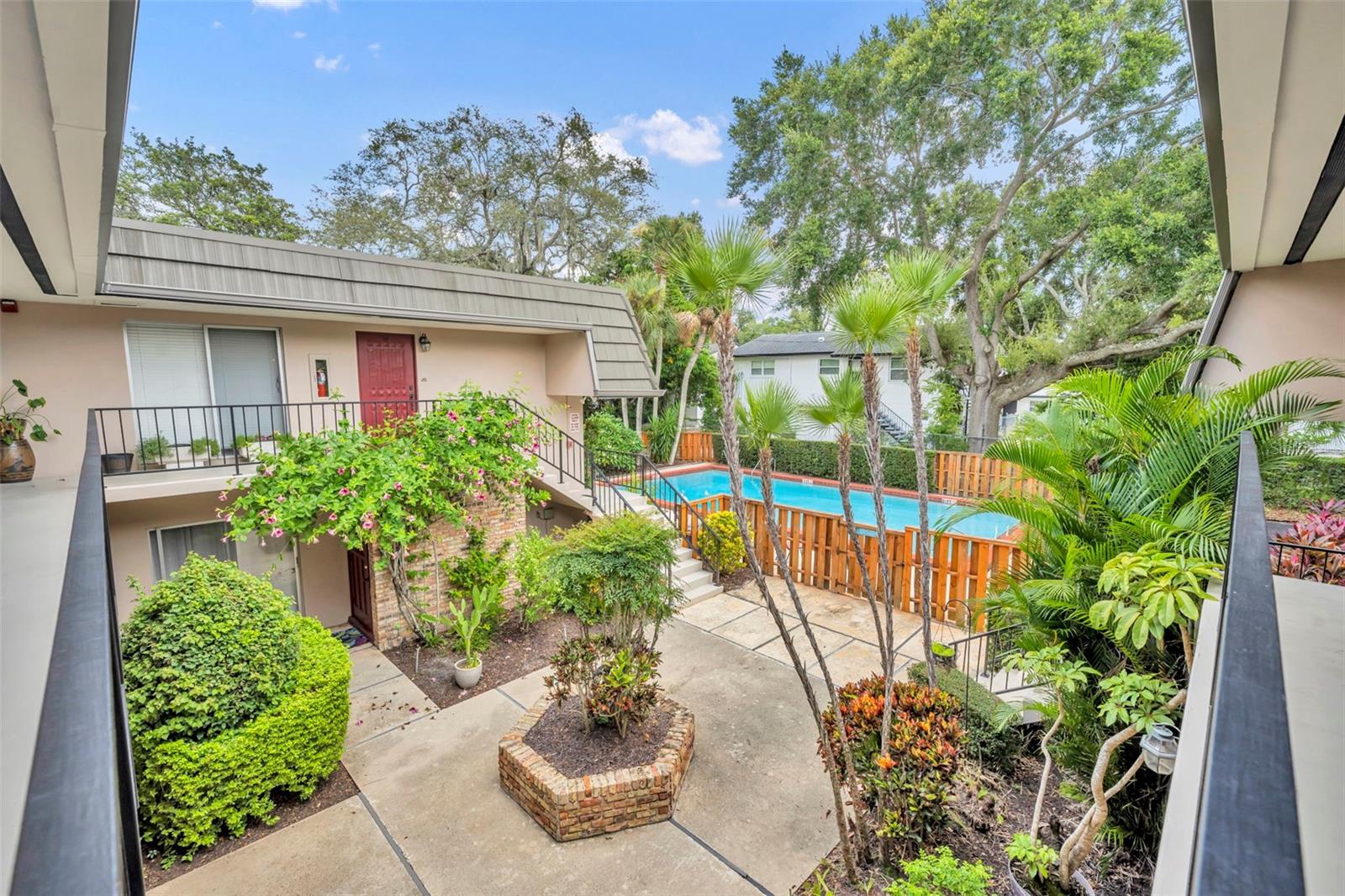 Gorgeous, fully renovated 2-bedroom / 2-bathroom condominium nestled in the heart of Winter Park along a beautiful and quiet tree lined street! The unit has new premium vinyl plank floors throughout. Living and dining room are open concept, perfect for entertaining! The updated kitchen features quartz counter tops, stainless appliances with new light and bright cabinetry. Bedrooms are a split floor plan with their own private baths and cedar closets. Both bathrooms are renovated with pristine subway tile and walk in showers. Roof and gutters recently replaced! Owner has spent over $30,000 in upgrades since purchasing in 2022. One assigned parking place. This is an amazing opportunity to live in Winter Park, just minutes from the historic Park Avenue District with shopping and dining, A+ schools, Advent Health Hospital, close to both Audubon Park and Baldwin Park. This 2/2 upstairs unit is in a quiet complex with only 18 units, a private pool, separate storage & laundry facilities on premise. These condos are rare and do go quickly! (Furniture is for sale)