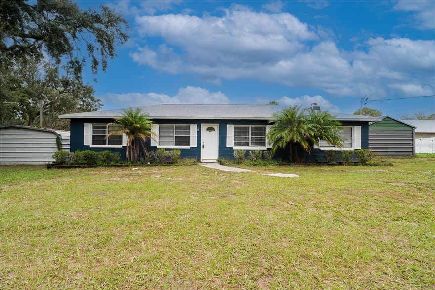 ** Accepting back up offers *** Welcome to 11402 Colony Hill Drive. As you drive onto the property you are greeted with the most gorgeous trees situated on a huge lot that expands almost half and acre. You will truly get a taste of country living on this beautiful property all the while being minutes from I4 and every amenity you could ever want or need. This gem is waiting for the next owner to make it their own. As you walk in to the home you are greeted with vaulted ceilings and open spaces. The split floor plan is ideal for everyone. The primary suite is located to the left and features new laminate floors that match the living room the bathroom is attached and a great size. Imagine all of your bathroom dreams coming true in this home. Step through the Livingroom and you are welcomed by the open kitchen and dining room located in the heart of the home. It is the space to host all of your events for family and friends alike, or just enjoy a quiet night in. Just through the hall you will find the ample sized guestrooms and guest bathroom along with a linen closet for all of your storage needs as well as the family room featuring a fireplace and sliding glass doors that open up to the expansive back yard. This backyard is the perfect canvas to create the backyard you have always wanted. You can play football with friends, let all your dogs run or host a party in this space. As if that wasn't enough, the roof is brand new, only a couple months old  so no need to worry about that expense. Call today to make this your dream come true!