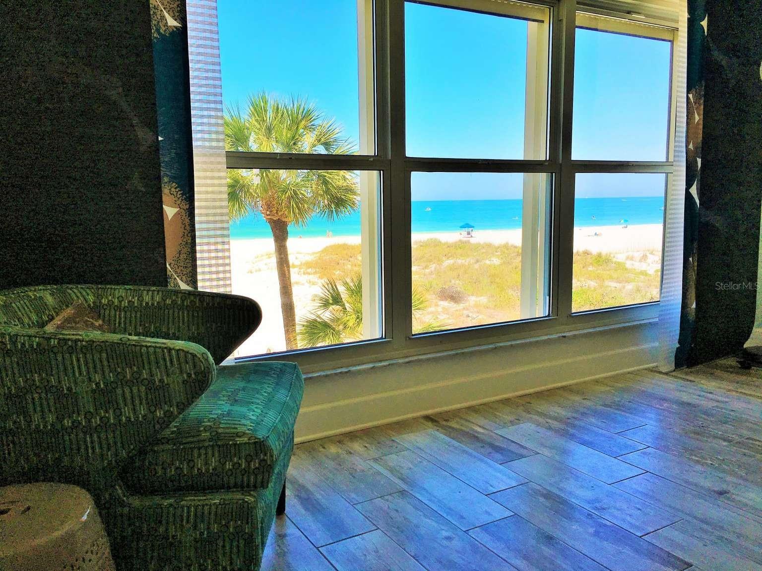 This truly magnificent, fully furnished GULF FRONT condo is located on the best stretch of pristine beach in Pinellas County. St. Pete Beach was ranked #1 in the US and #5 in the World by TripAdvisor in 2021. You have a front-row seat to all of St. Pete Beach's fireworks shows, and is offered for rent for a minimum of 6 months. It features modern finishes and appliances. It has direct view and access to the Gulf of Mexico; and is at walking distance from the Dolphin Village, the main shopping center in St Pete Beach (incl. Publix, CVS), and popular restaurants, the historic Don Cesar hotel and the Trade Winds Beach Resort.