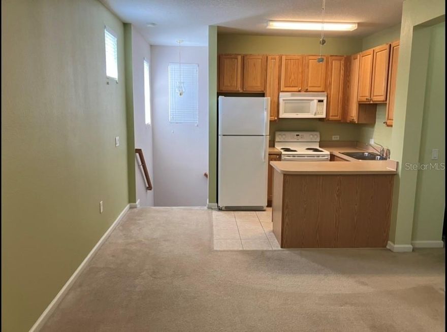Garage apartment, 1 bedroom, 1 bath, located in Artisan Park in the unique community of Celebration. Private parking spot near front door. Enjoying all the amenities of Celebration. Includes Artisan club fitness and pool. Electric and Water are included. NO Pets/no smoking. Must see! Will not last!!