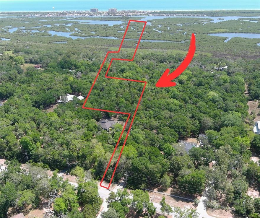 Build Your Dream Coastal Retreat on 10 Acres of Natural Beauty.
Just minutes from Flagler Beach, I-95, and the iconic Scenic A1A Coastal Loop, this exceptional 10-acre property offers the best of both worlds—tranquil privacy and unbeatable convenience.
Zoned Rural Agriculture/Resource Corridor, the land features an approximately 2-acre upland homesite at the front, surrounded by lush native vegetation and stately trees. Beyond that, the property unfolds into pristine marshland with winding canals and tidal estuaries that connect directly to the Intracoastal Waterway. This untouched sanctuary is a paradise for wildlife enthusiasts, birdwatchers, and those who simply appreciate unspoiled natural beauty.
Whether you’re dreaming of a peaceful getaway, a nature-inspired homestead, or a custom-built estate by the beach, this unique parcel offers endless possibilities. With shopping, medical services, and coastal amenities just minutes away, you can enjoy the serenity of nature without giving up modern conveniences.
Opportunities like this are rare—don’t miss your chance to own a slice of Florida’s coastal paradise.