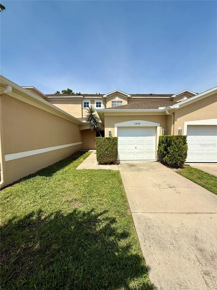 Beautiful 2-Bed, 2.5-Bath Townhome with Garage in Desirable Casablanca! Located in the highly sought-after Westchase community, this beautifully maintained 2-bedroom, 2.5-bath townhome offers modern comfort, style, and convenience all with a one-car garage and a fenced-in yard for added privacy. Step into the open floorplan featuring wood laminate flooring throughout and ceiling fans in every room for year-round comfort. The heart of the home is a stunning chef's kitchen complete with stainless steel appliances, granite countertops, and ample cabinetry perfect for cooking and entertaining. Upstairs, the spacious primary suite boasts a walk-in closet, dual vanities, and a walk-in shower for a luxurious retreat. A washer and dryer are also included for your convenience. Enjoy all that Westchase has to offer, including a community pool, top-rated schools, community parks, trails, shopping, dining, and easy access to major roadways. This move-in ready townhome combines style, space, and an unbeatable location miss your chance to make it yours! In addition to the advertised base rent, all residents are enrolled in the Resident Benefits Package (RBP) for $50.00/month which includes HVAC air filter delivery, credit building to help boost your credit score with timely rent payments, utility concierge service making utility connection a breeze during your move-in, and much more! More details upon application. Sewer, water, gas, trash and lawn care are all included in your rent. Pets welcome. Please note, repairs are being completed at the property and will be completed prior to move-in. Occupied and Available 12/04/2025!