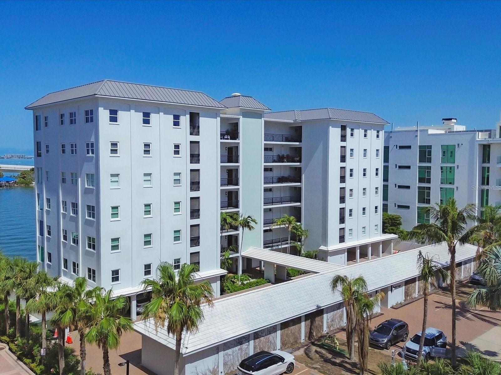 Water, Water, Water Views! Million-dollar views! 6th and 7th floors of Water and Sunset Views. Rarely available 3-bedroom 3 bath penthouse. One of two penthouses in Harbour House West. Stunning unobstructed panoramic views of Sarasota Bay overlooking the Ringling Bridge. Beautiful Sunsets and Ringling Bridge lights at Night what a treat. Upgraded Kitchen has solid cabinetry, large pantry and stainless appliances. Surround sound for your listening pleasure. Freshly painted. 3rd bedroom with its own bathroom is located by leading up the Spiral staircase. Great Views from every bedroom and living room. Views will never seize to amaze you. Live the life and enjoy all that Waterfront living has to offer. Bridge leads to St Armands Circle, Lido beach. Enjoy the shopping and eateries. Short distance to the Van Wezel, library, Selby Gardens, farmers market and Marina Jacks. Your own dedicated parking space and guest parking for your convenience. Fitness room and Day dock included. Call today for your own private showing. Easy to show. Owner is willing to rent unit. Call for details.