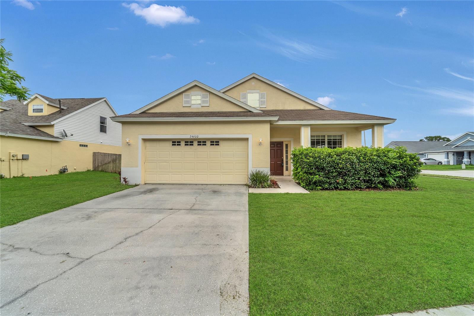 Take advantage of a seller paid promo! Seller offers a $8,498 credit toward closing costs and prepaid items, including a possible rate buy down, on any full price offer accepted by 07/31/25.Discover this charming 3-bedroom, 2-bathroom pool home with 1,765 square feet of living space, perfectly situated on a desirable corner lot in the Oak Grove community. The spacious living room is great for family gatherings and flows into a kitchen ready for your personal touch. The master suite offers a walk-in closet and dual-sink vanity for added comfort and convenience. Enjoy Florida living in the screened-in pool area and fenced backyard, providing privacy and plenty of space for outdoor activities. With a low annual HOA fee, this home offers a fantastic opportunity for buyers looking to personalize their space. Conveniently located just 5 minutes from Tampa Premium Outlets, this home combines suburban tranquility with easy access to shopping, dining, and entertainment. Don’t miss your chance to make it yours—schedule your showing today!