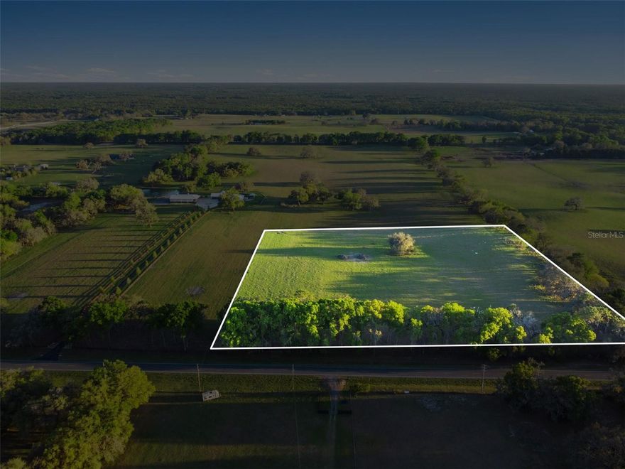 This almost 10 acre fenced property is one of those properties you don’t fully appreciate until you’re standing on it. Cleared and ready to use, with a natural tree-lined border along the fence that gives it a sense of privacy without closing it in.
It’s the kind of land where you can actually see your plans come to life — whether that’s a home, animals, or just enjoying the space and quiet that’s getting harder to find.
 Flat, usable, and already set up — just bring your vision.
Located just off CR 476, you’re only about 10 minutes to I-75, making it easy to get wherever you need to go—whether that’s Tampa (around an hour) or surrounding areas. Withlacoochee River access & boat ramps (~1–2 miles)