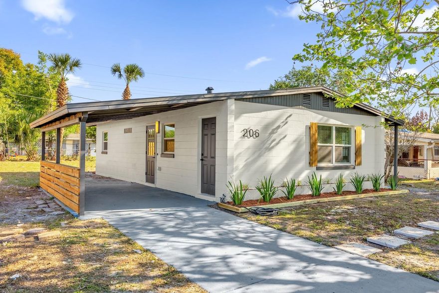 One or more photo(s) has been virtually staged. Welcome to this freshly updated 3-bedroom Sanford home, priced to sell and ready for its next owner! This move-in-ready property features a freshly painted and retextured interior, along with a newly painted exterior that gives it great curb appeal right from the start.

Inside, you’ll find a beautifully updated kitchen with solid wood, soft-close cabinets, premium calacatta quartz countertops, a designer backsplash, and a full stainless steel appliance package. The living and dining areas showcase new waterproof luxury vinyl plank flooring, complemented by modern 5” baseboards for a clean, finished look.

Additional upgrades include new doors, fixtures, ceiling fans, and lighting throughout the home. The bathroom has been fully renovated with stylish subway tile walls, along with a new vanity, toilet, faucets, and updated finishes.

Major systems have been taken care of as well, with a brand new roof and a recently serviced HVAC system for added peace of mind.

Step outside to a spacious backyard that serves as a blank canvas—perfect for creating your own outdoor oasis, entertaining space, or garden.

Conveniently located just minutes from the 417, Sanford International Airport, and all that Central Florida has to offer, this home combines comfort, style, and accessibility at a great value.