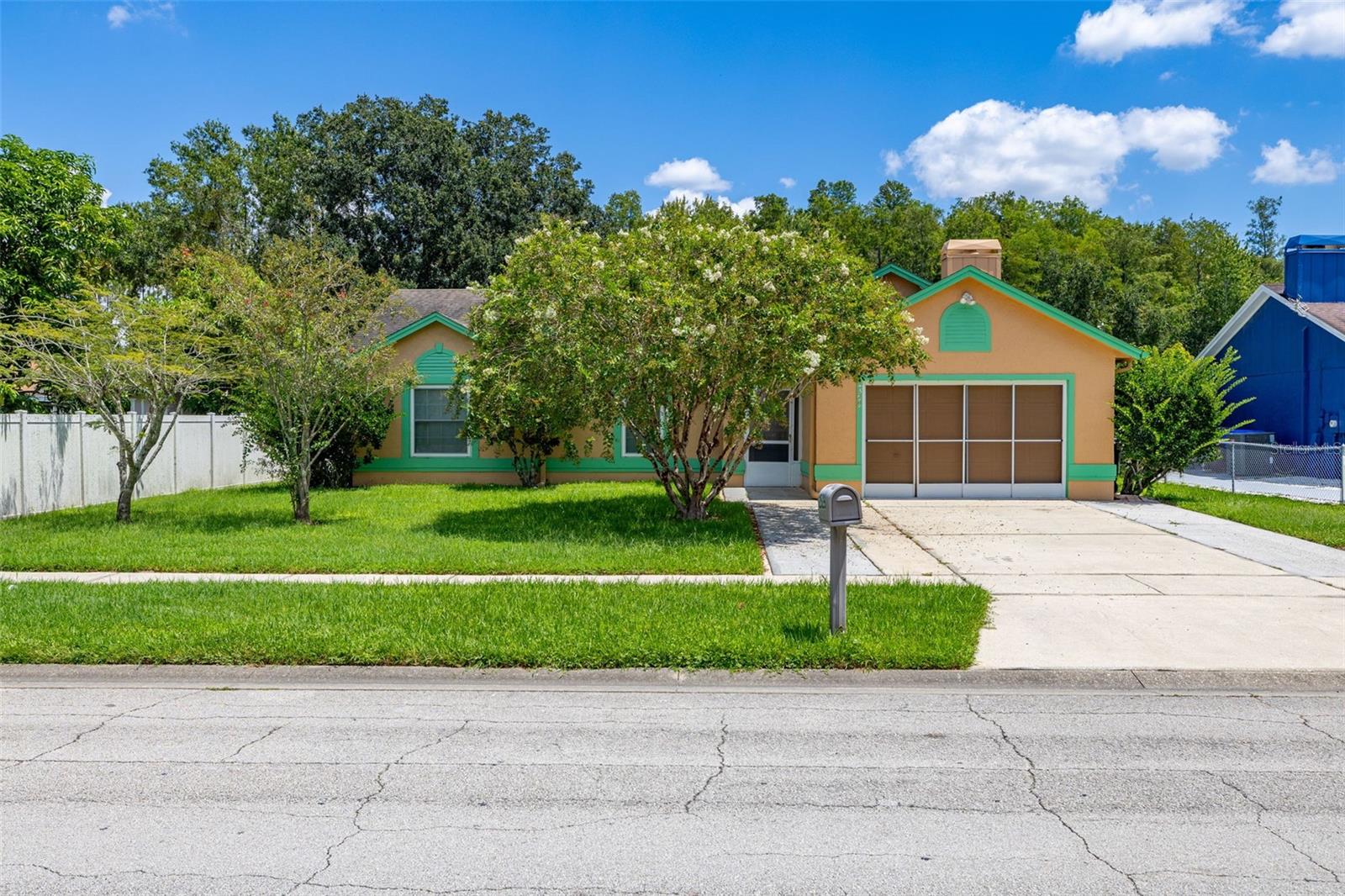 “Move-In Ready Home with Room to Grow”
Discover a home that blends comfort, charm, and opportunity in Kissimmee—with NO HOA! This 3BR/2BA residence features an open floor plan, a light and neutral palette, screened lanai, and a private primary suite with en suite bath. The kitchen is spotless and fully functional, offering a wonderful foundation for your personal style.
Step outside to a screened lanai overlooking a fully fenced yard with mature landscaping and a serene fishing pond. A 2-car sliding screened garage adds convenience, while the property’s location keeps you close to major highways, shopping, and dining for easy everyday living.
Move-in ready today, with the freedom to update tomorrow—this home is a rare opportunity to create your ideal Florida lifestyle.