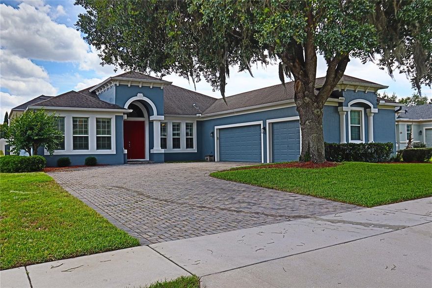 This Beautiful 4 bedroom 3 bath home on a corner lot has so much to offer. This home features a large Master Primary room and bath with his and hers vanity, garden soaking tub and stand alone shower. The Master suite also features extended sitting area, 2 closets including walk in. The additional three bedrooms offer a great amount of space. There is a bonus room that can be dedicated for an office, den, or entertainment room. The formal dining room is spacious which compliments the Gorgeous kitchen with 42" cabinets, granite counters, center island, pendant lighting, and additional floor to ceiling pantry all overlooking an open Living room. The home split floor plan provides privacy. Enjoy the covered patio surrounded by private aluminum fenced backyard.The 3 car garage offers enough space for parking and storage. The community has easy access to express road 429 creating an easy commute to Downtown Orlando, Disney/Universal & International Airport. The home is Minutes away from the The Northwest Recreational Complex which offers sports fields, walking trails and more. The home has solar panels. Buyer and Buyer's agent is verify all home measurements and contact HOA for approval and any lease restrictions