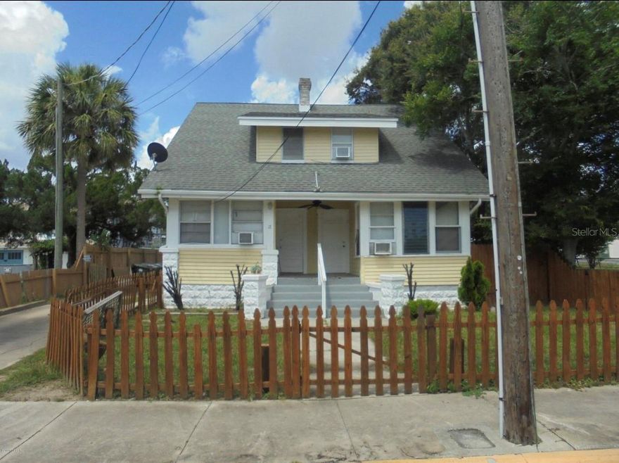 Great opportunity for INVESTORS! This nicely maintained fourplex is steadily rented with a great tenancy history. All four units are rented. Some recent improvements include new flooring, counters, tile and paint. The two downstairs apartments are approximately 610 square feet apiece, and the upstairs approximately 393 square feet apiece. Annual income is $40,200.00 with expenses about $12,431.00. Downstairs units are rented per month at $900 each, while upstairs are rented at $800 The parking lot has four parking spaces. A good size porch is located at the front of the house. The property is fenced. Coin operated laundry nets approximately $100 monthly.